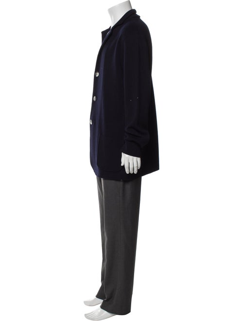 Paul Stuart Wool Collar Cardigan