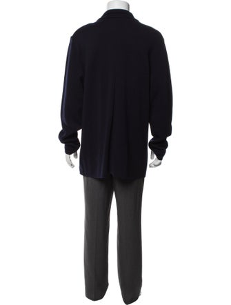 Paul Stuart Wool Collar Cardigan