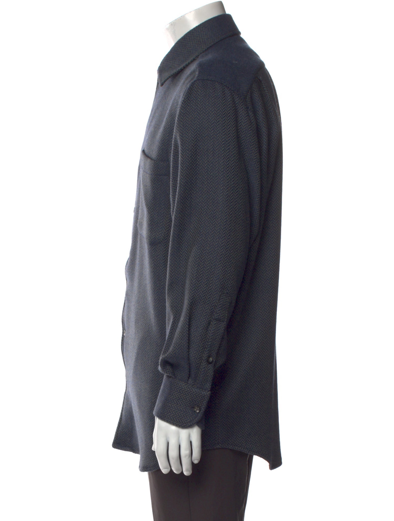 Paul Stuart Virgin Wool Striped Shirt