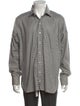 Paul Stuart Plaid Print Long Sleeve Shirt