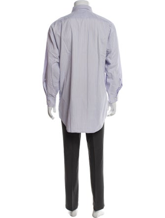 Paul Stuart Striped Long Sleeve Dress Shirt