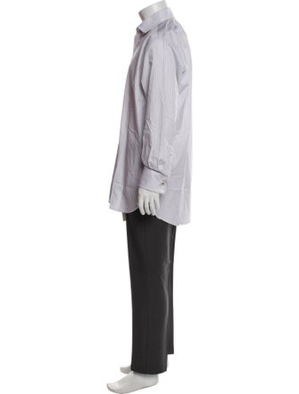 Paul Stuart Striped Long Sleeve Dress Shirt