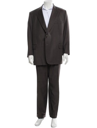 Paul Stuart Wool Striped Two-Piece Suit