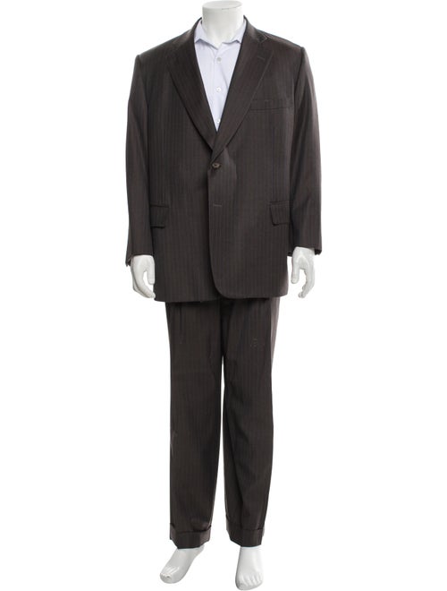 Paul Stuart Wool Striped Two-Piece Suit