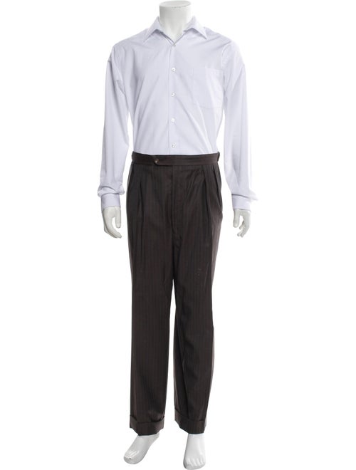 Paul Stuart Wool Striped Two-Piece Suit
