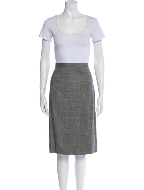 Paul Stuart Wool Tweed Pattern Skirt Suit