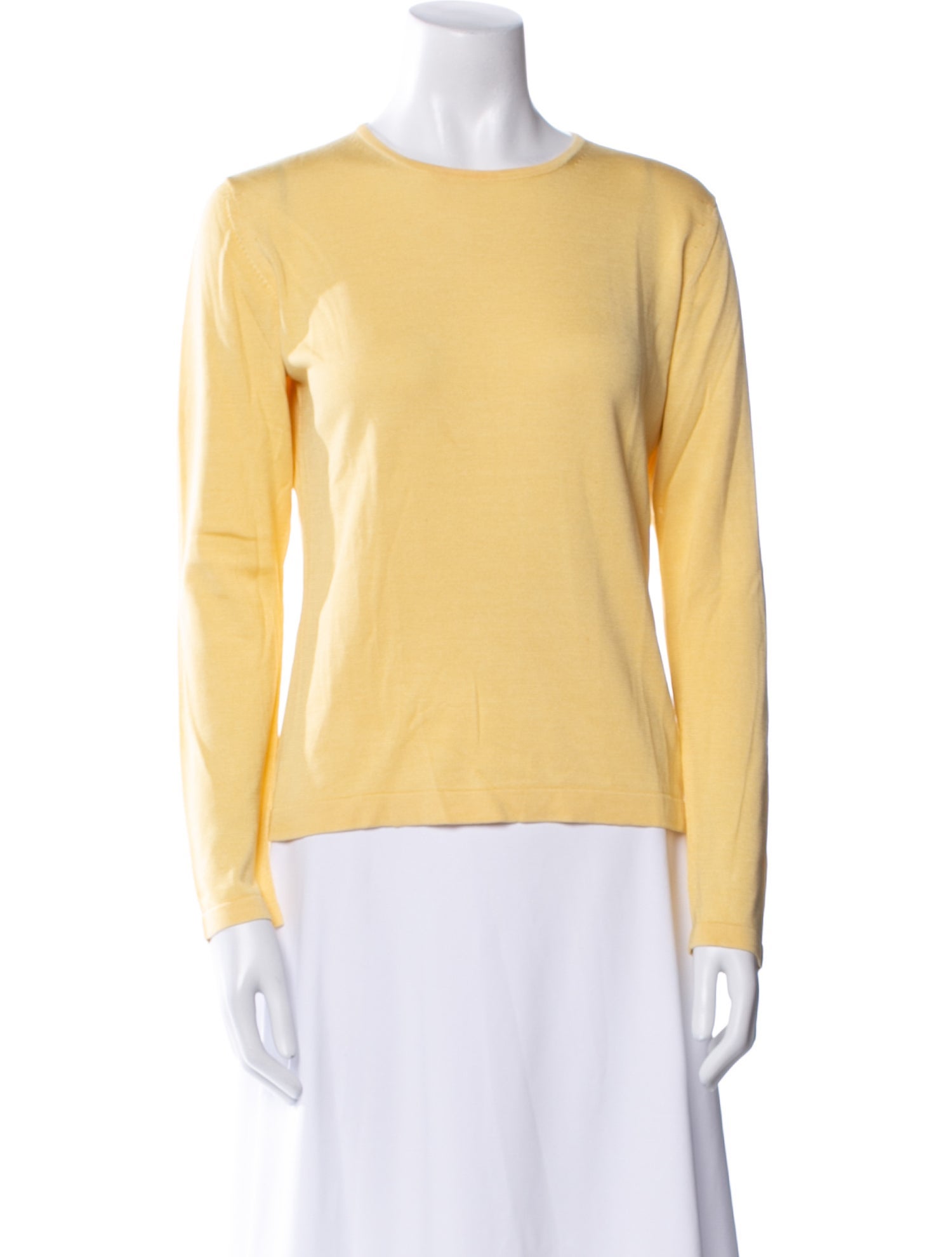 Paul Stuart Silk Crew Neck Sweatshirt