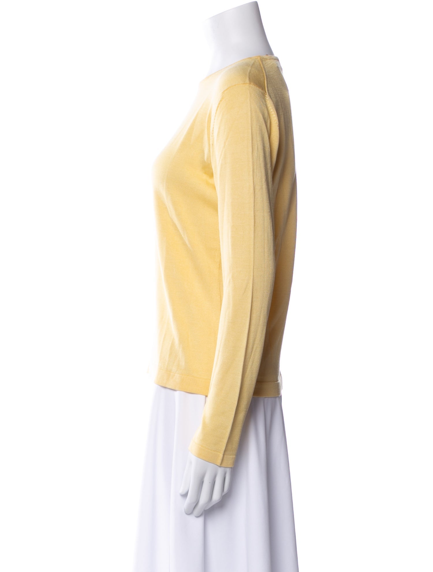 Paul Stuart Silk Crew Neck Sweatshirt