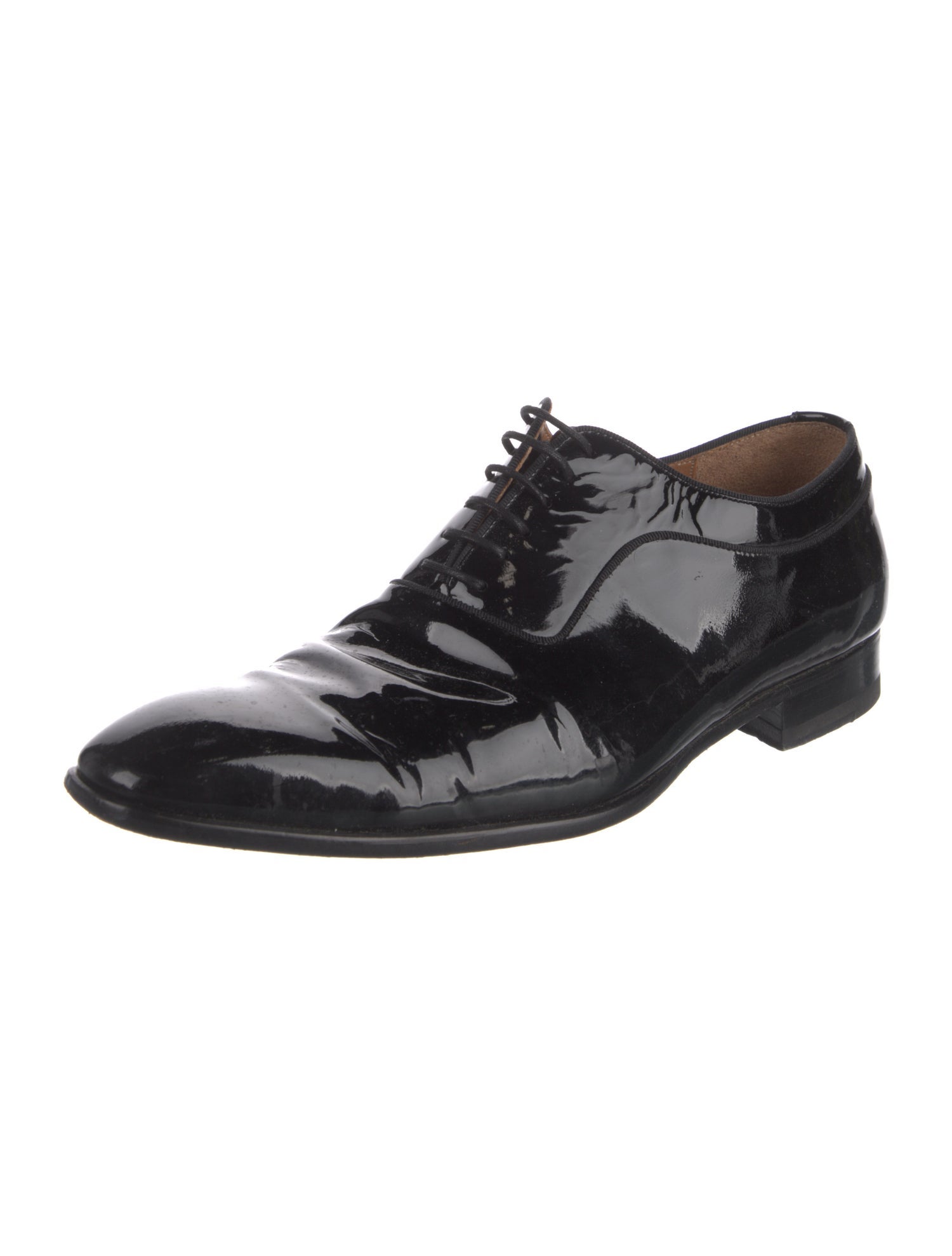 Paul Stuart Patent Leather Oxfords