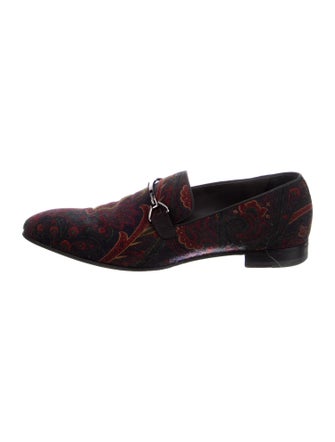 Paul Stuart Printed Loafers