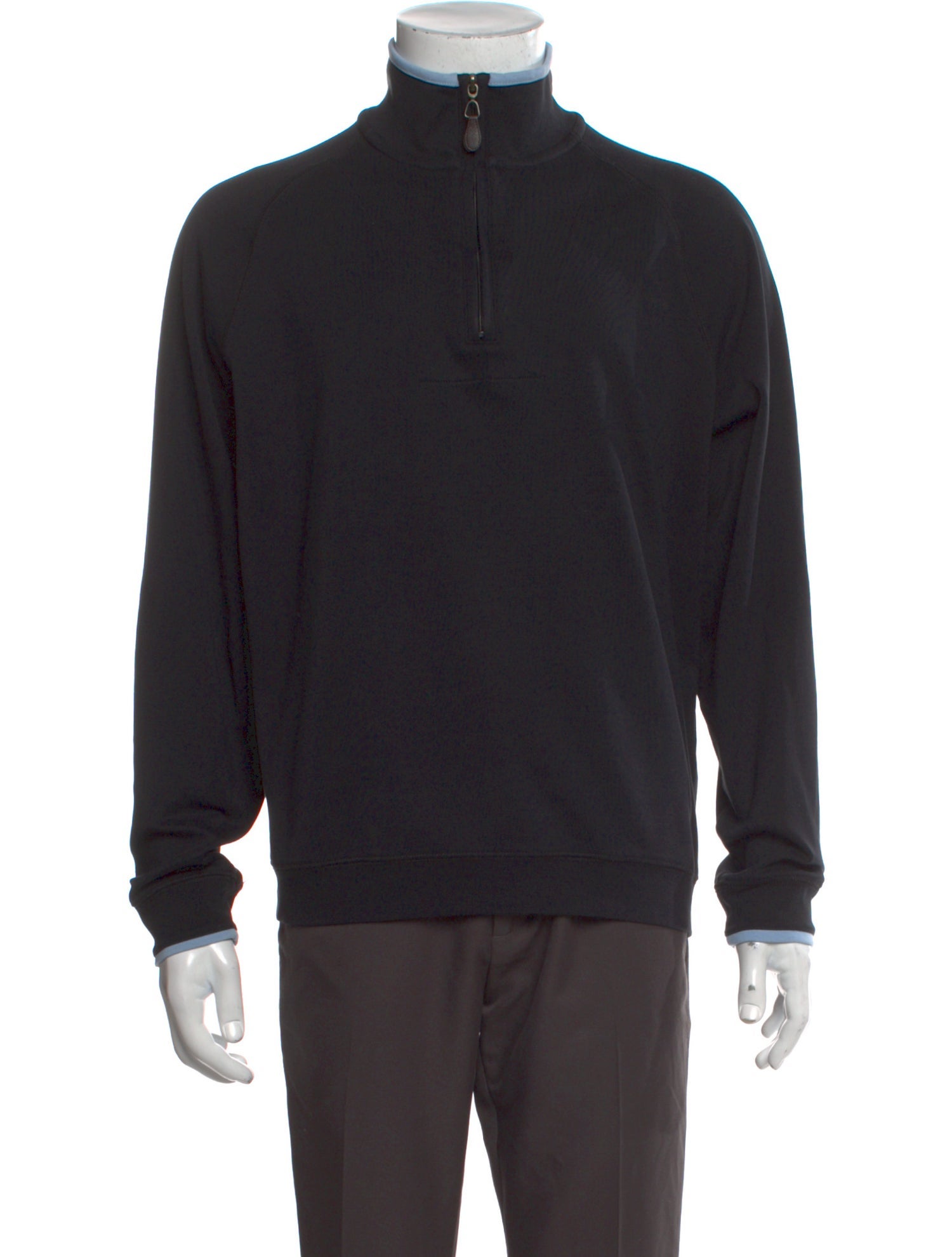Paul Stuart Mock Neck Long Sleeve Sweatshirt