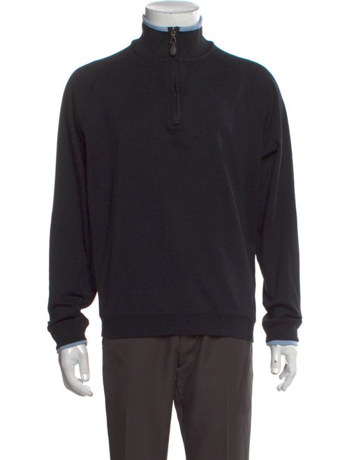 Paul Stuart Mock Neck Long Sleeve Sweatshirt