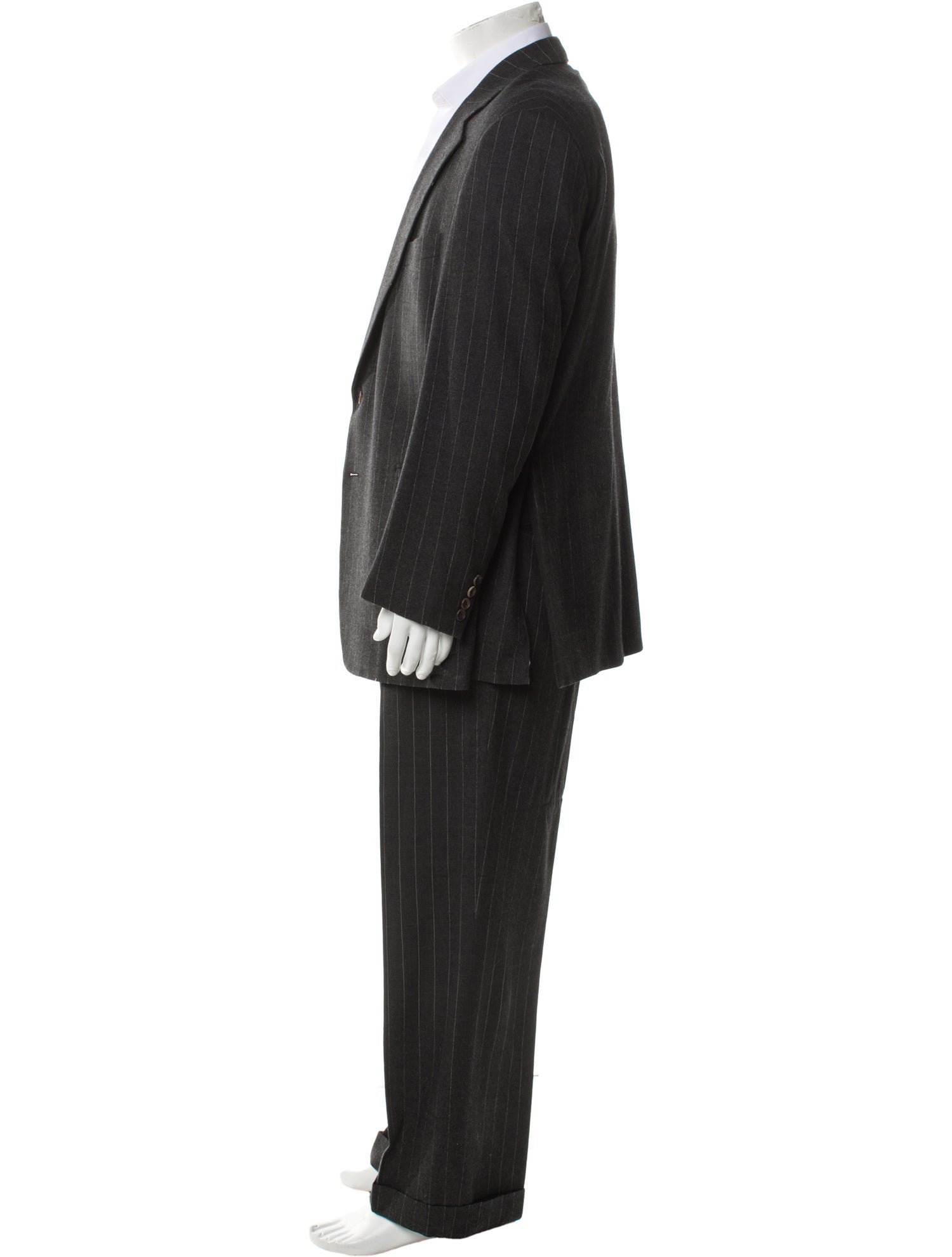 Paul Stuart Wool Striped Two-Piece Suit