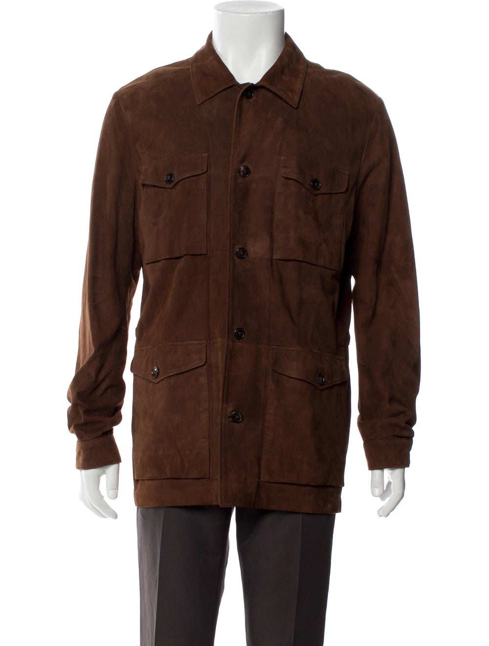Paul Stuart Utility Jacket Brown - image 1