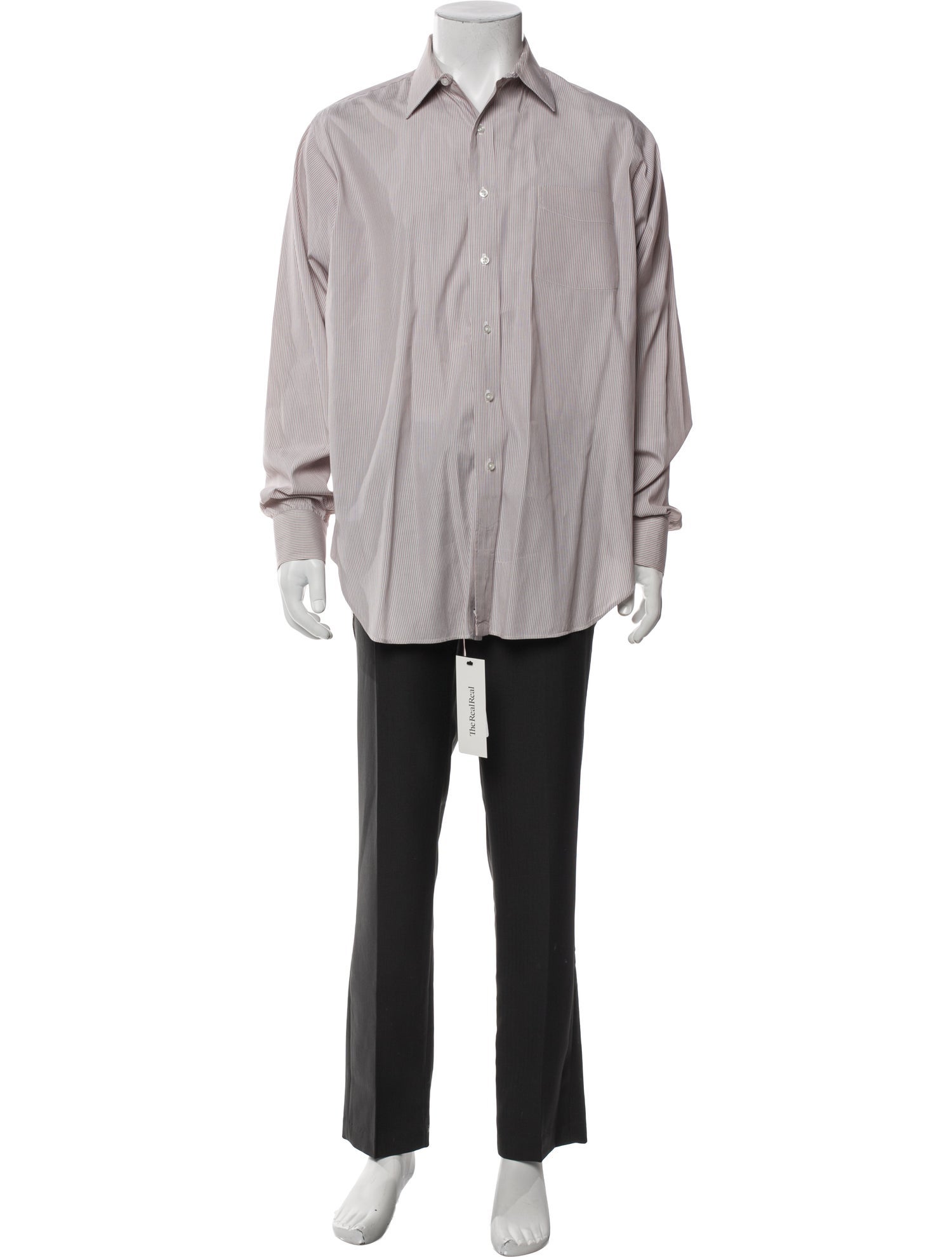 Paul Stuart Striped Long Sleeve Shirt