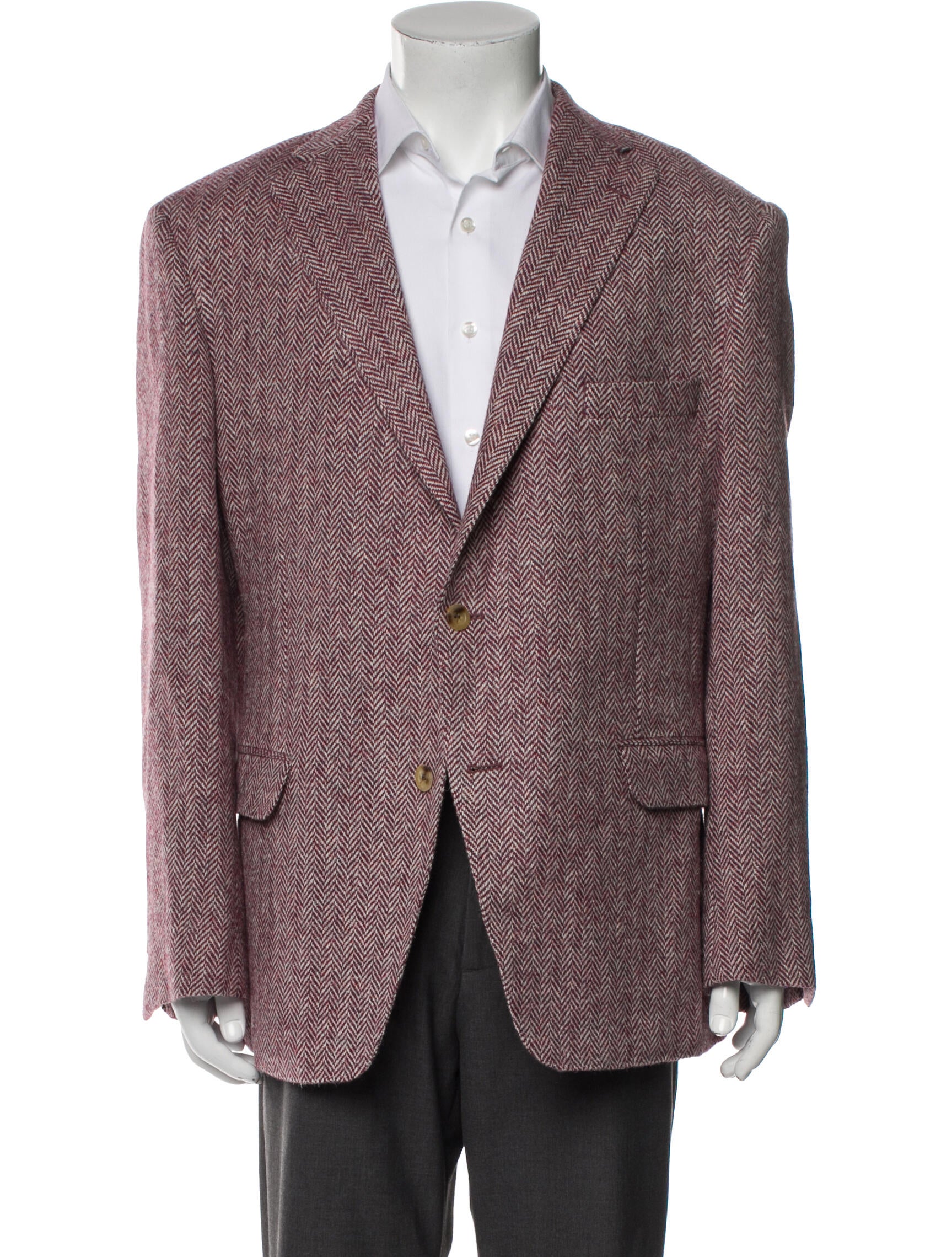 Paul Stuart Wool Striped Blazer