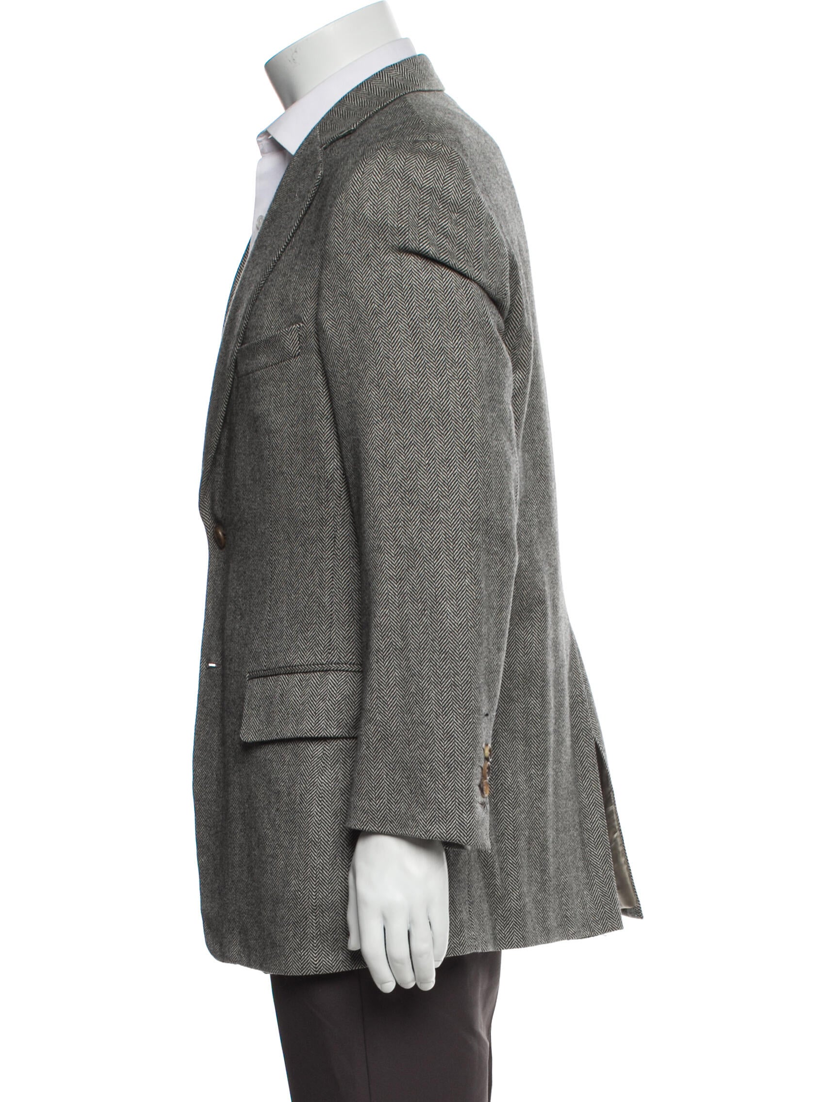 Paul Stuart Cashmere Printed Blazer