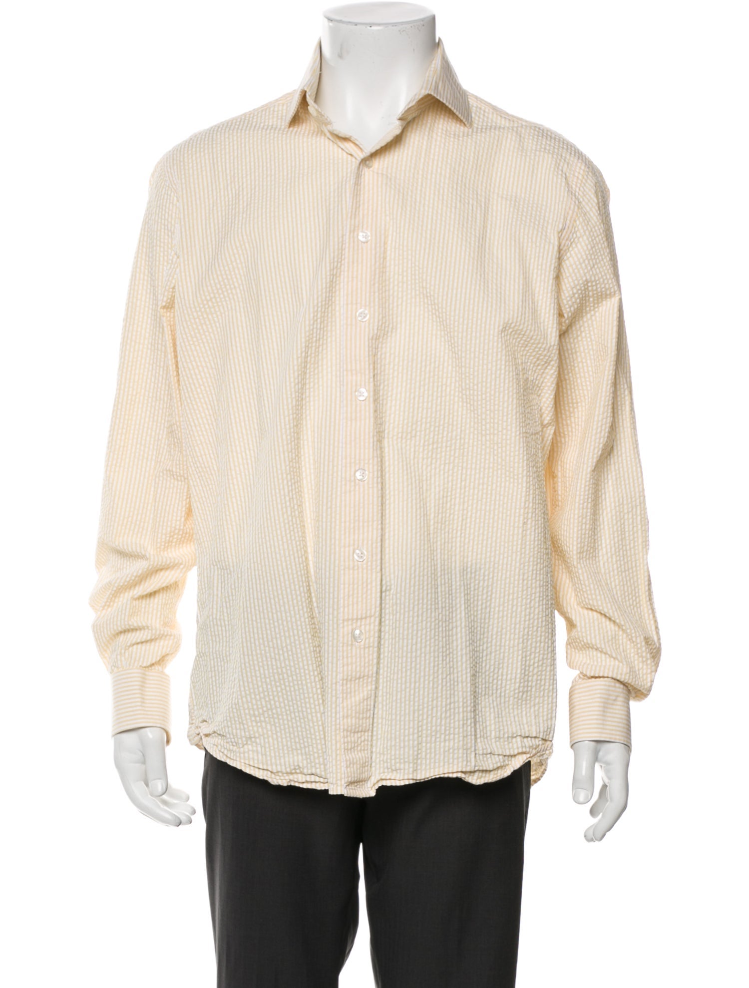 Paul Stuart Striped Long Sleeve Shirt