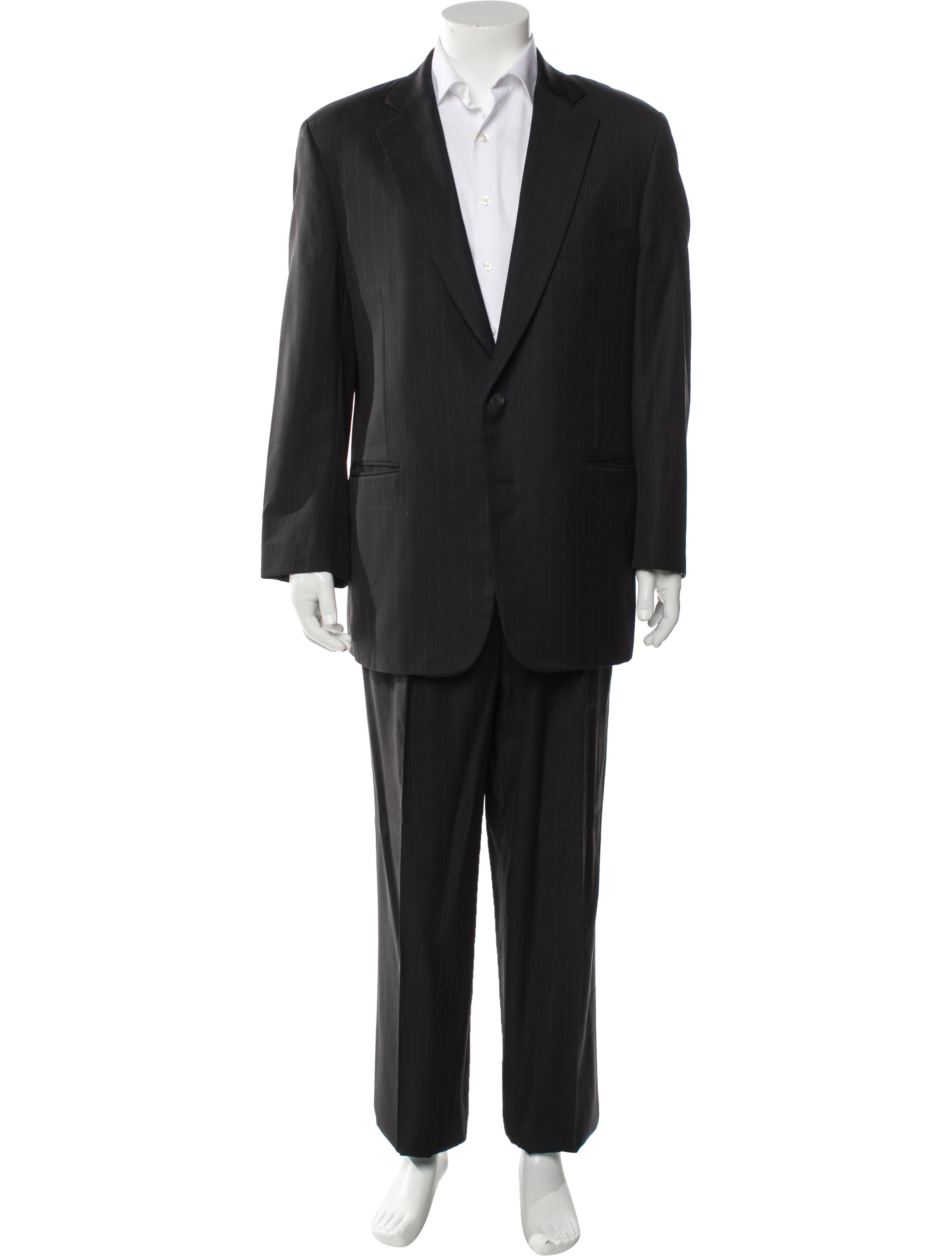 Paul Stuart Wool Striped Two-Piece Blazer