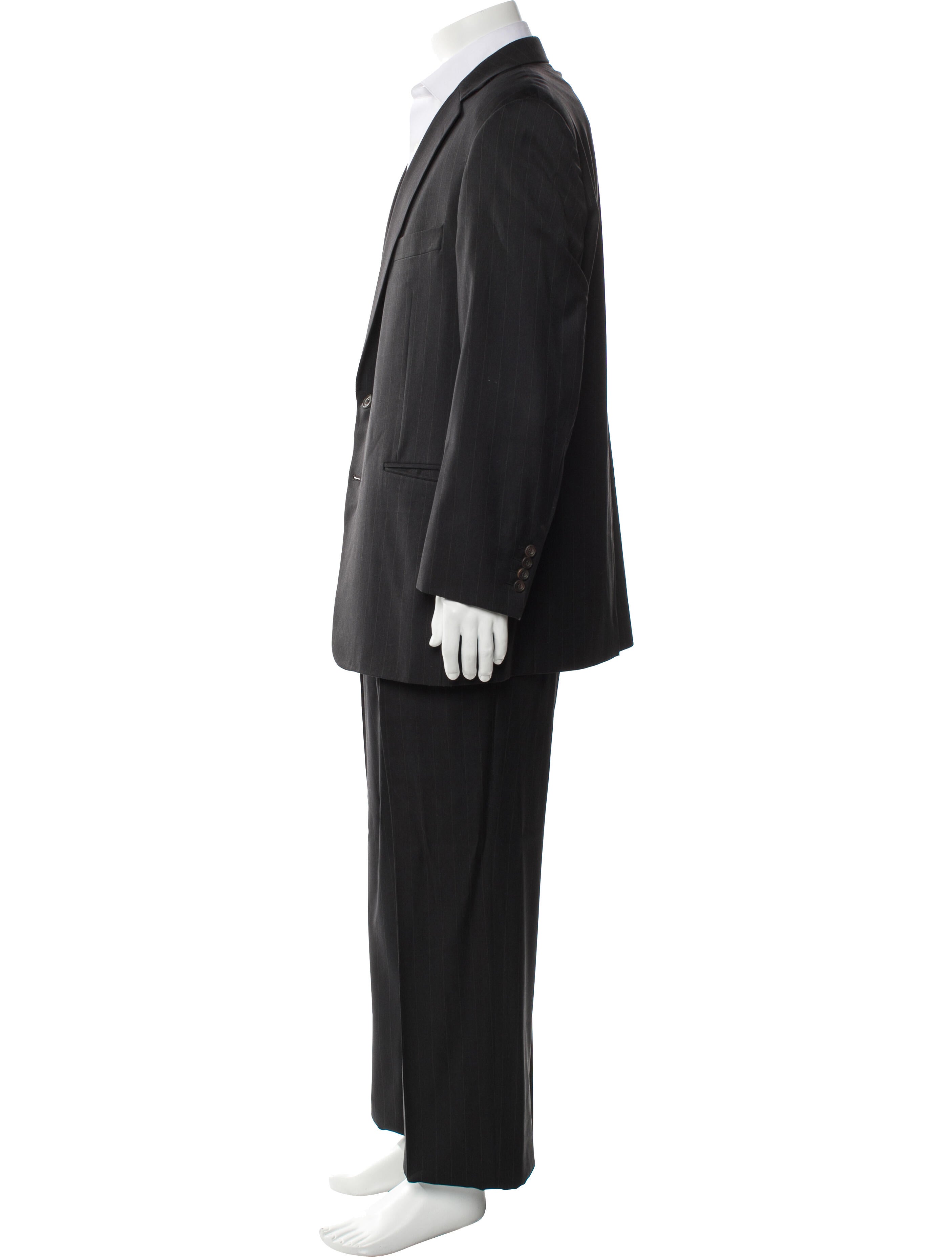 Paul Stuart Wool Striped Two-Piece Blazer