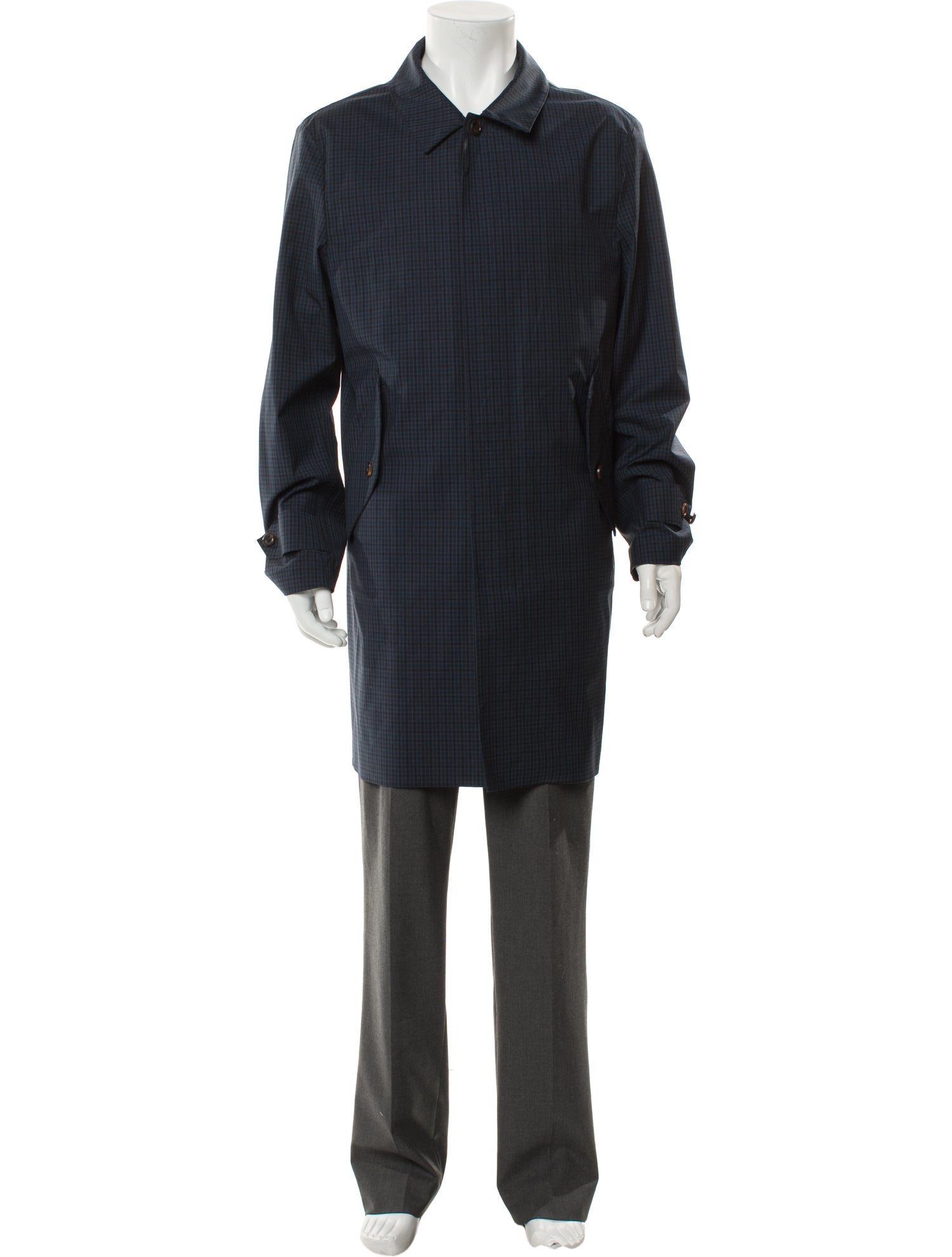 Paul Stuart Virgin Wool Overcoat