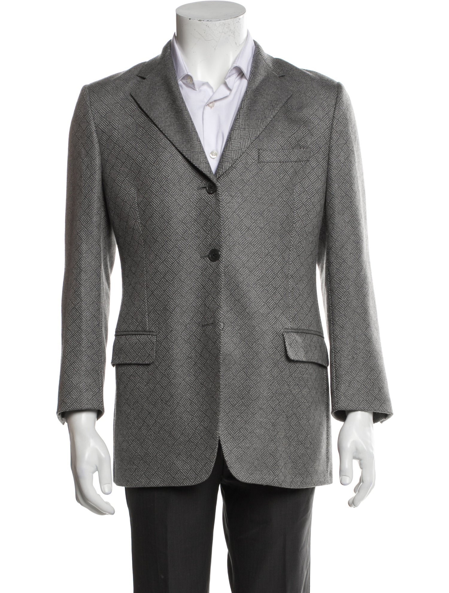 Paul Stuart Lambswool Peacoat