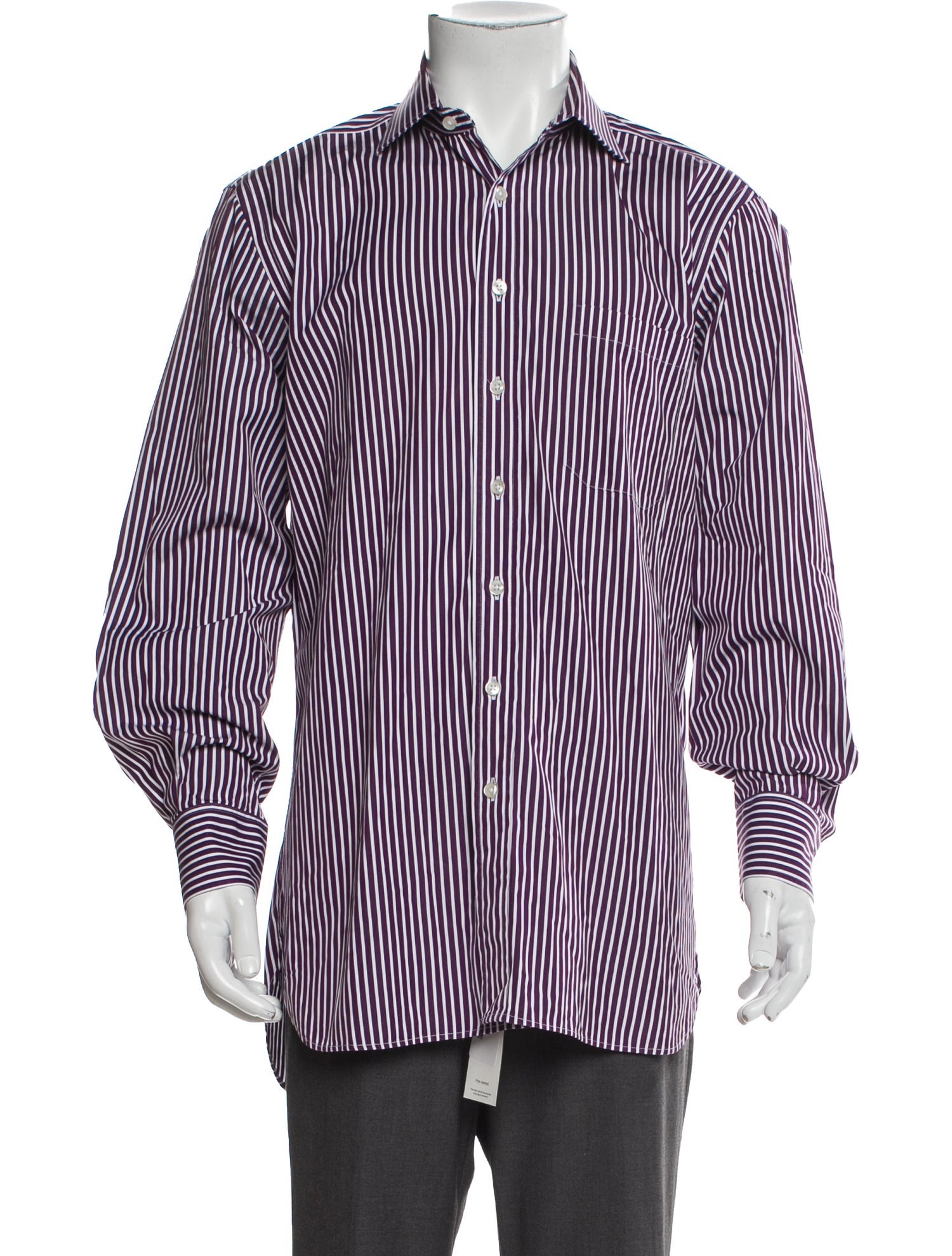 Paul Stuart Striped Long Sleeve Shirt