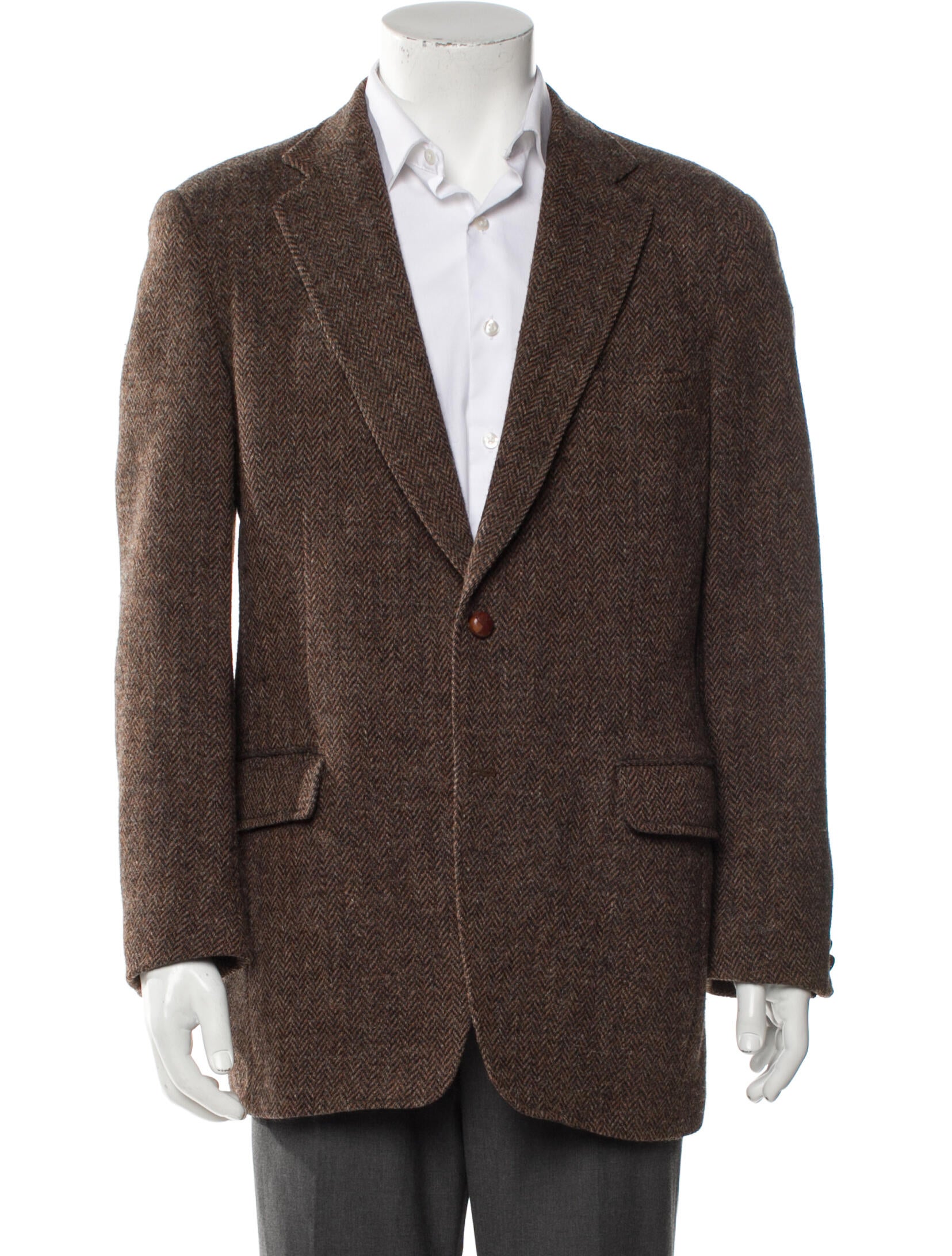 Paul Stuart Tweed Pattern Blazer