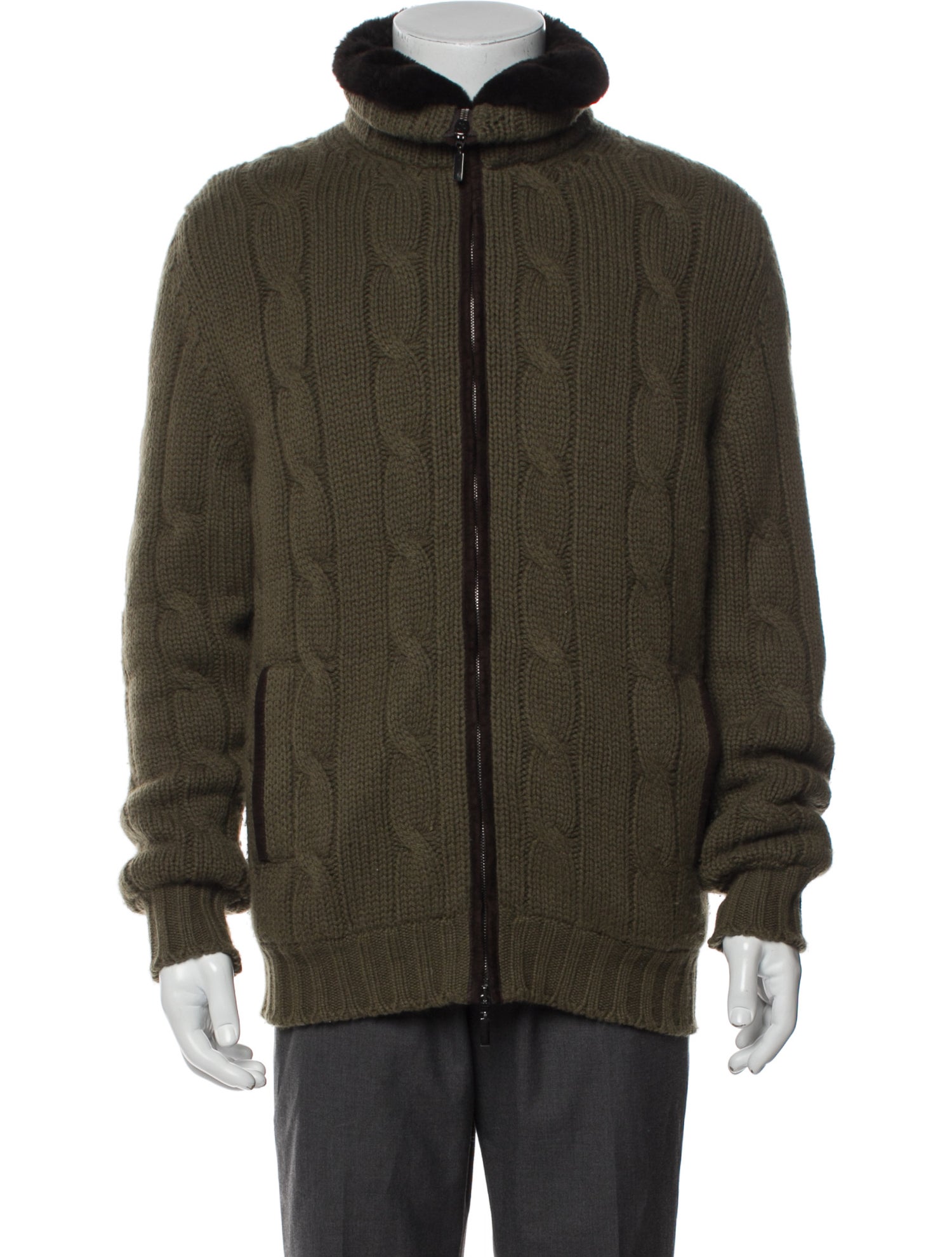 Paul Stuart Cashmere Puffer Coat