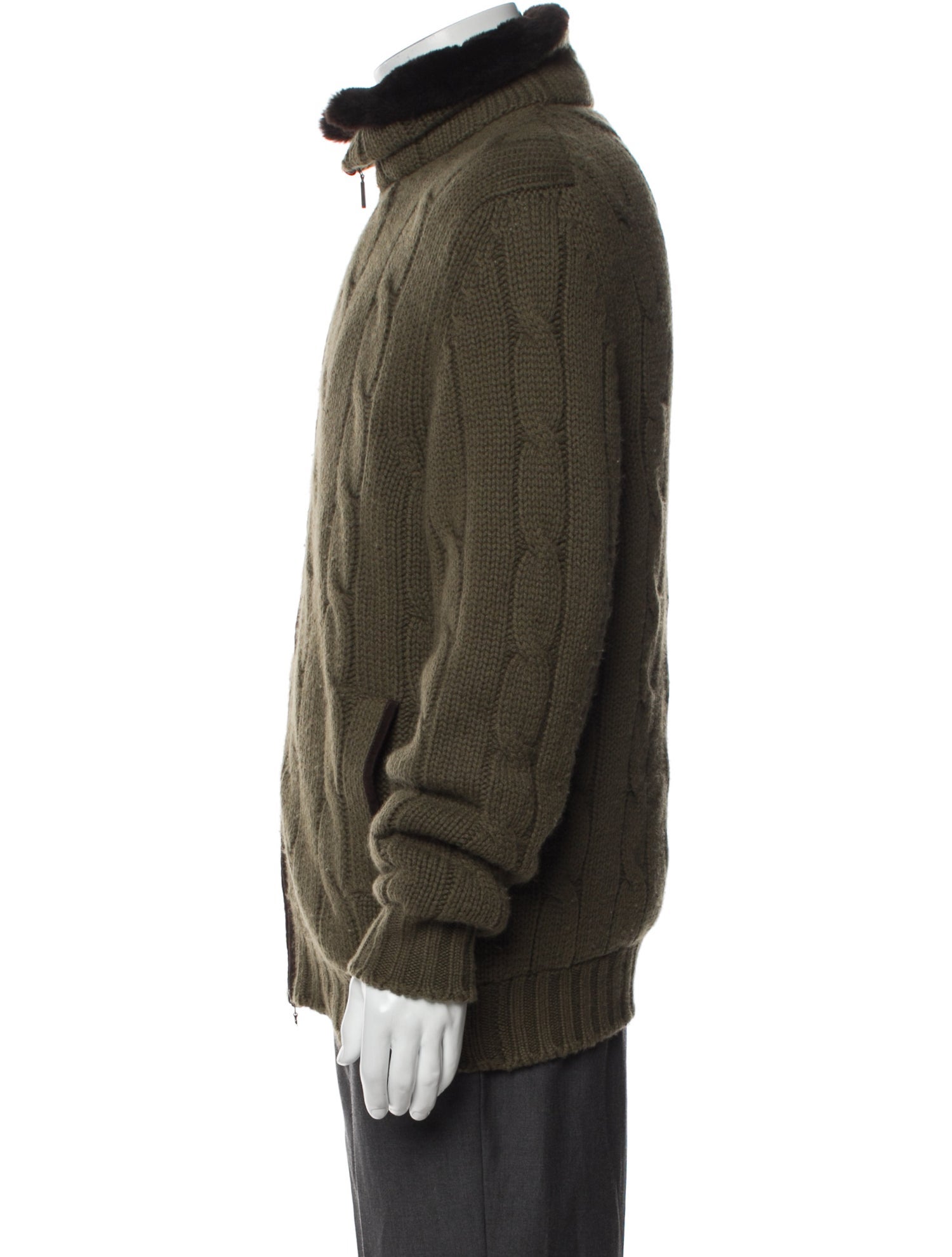 Paul Stuart Cashmere Puffer Coat