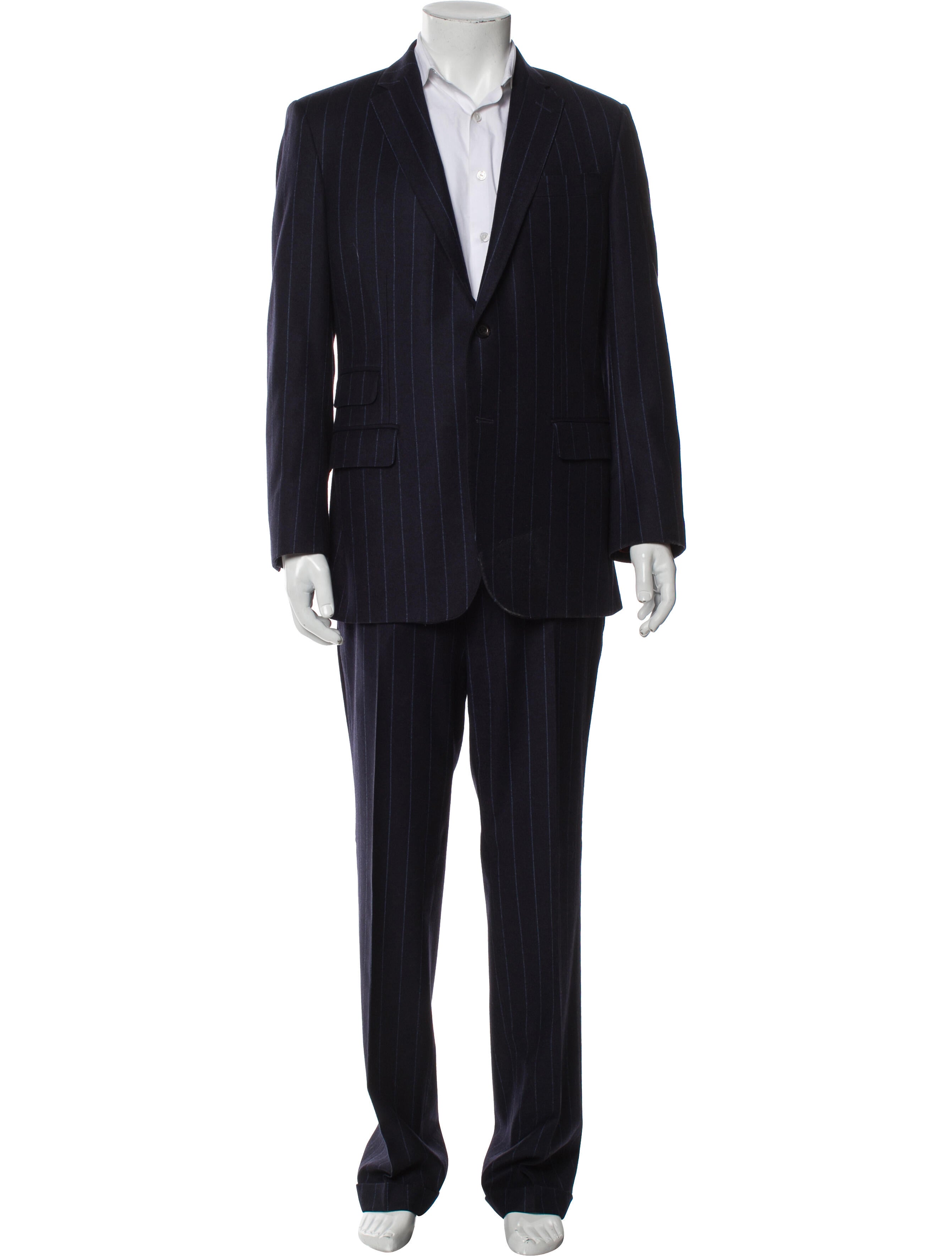 Paul Stuart Wool Striped Two-Piece Suit