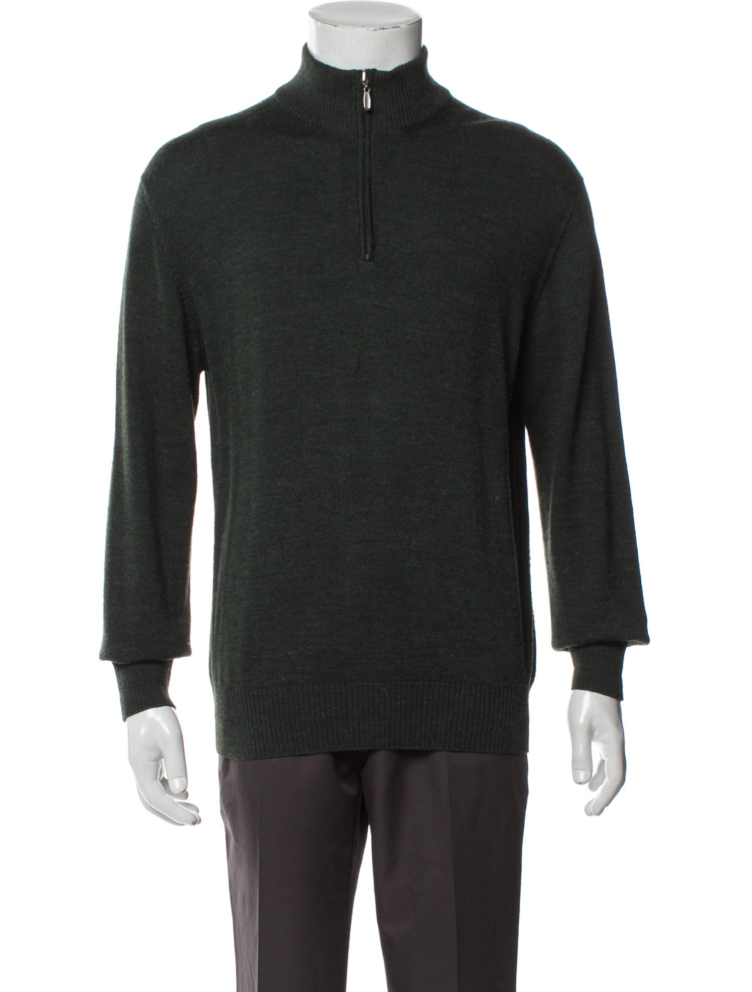 Paul Stuart Baby Alpaca Mock Neck Pullover