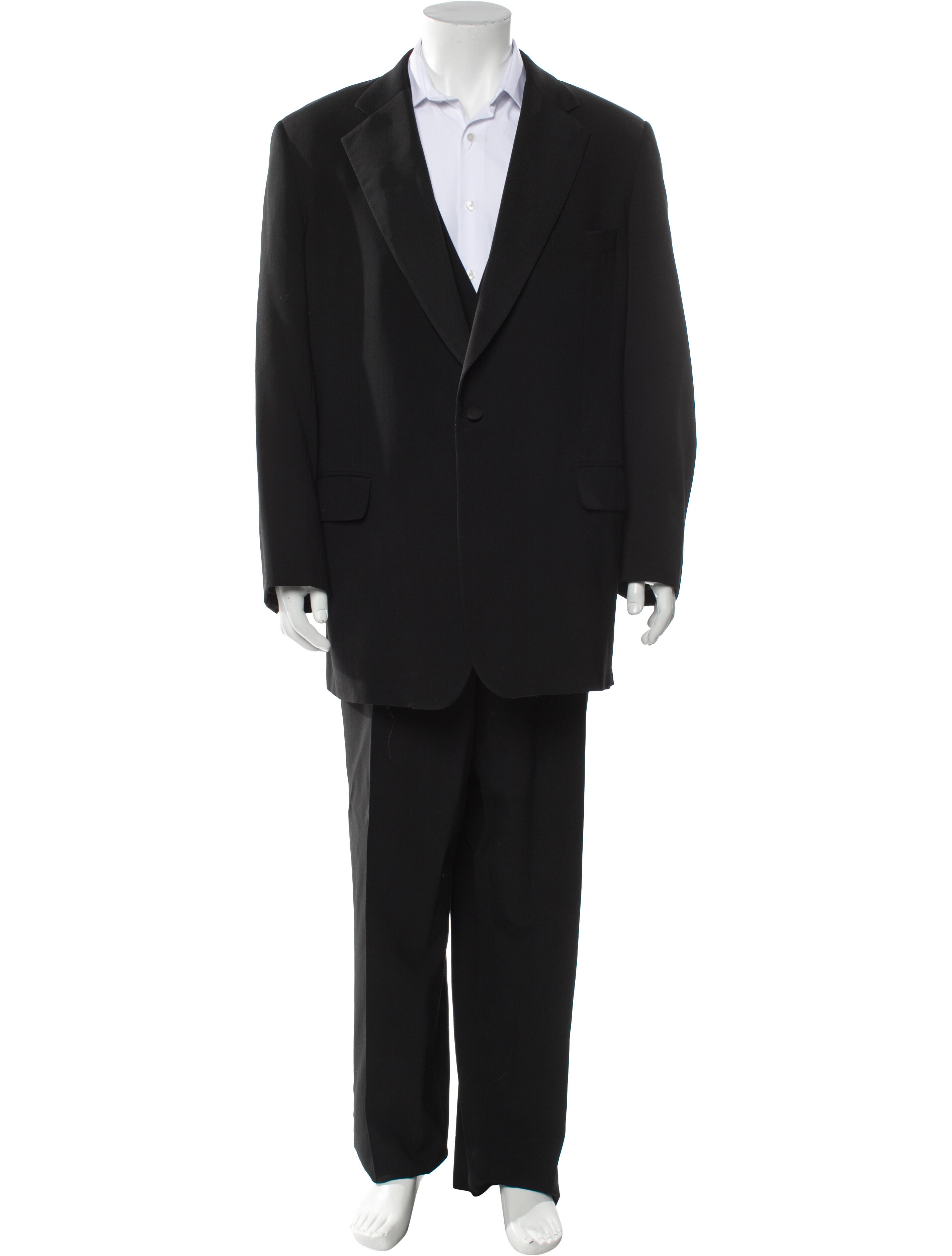 Paul Stuart Wool Three-Piece Suit