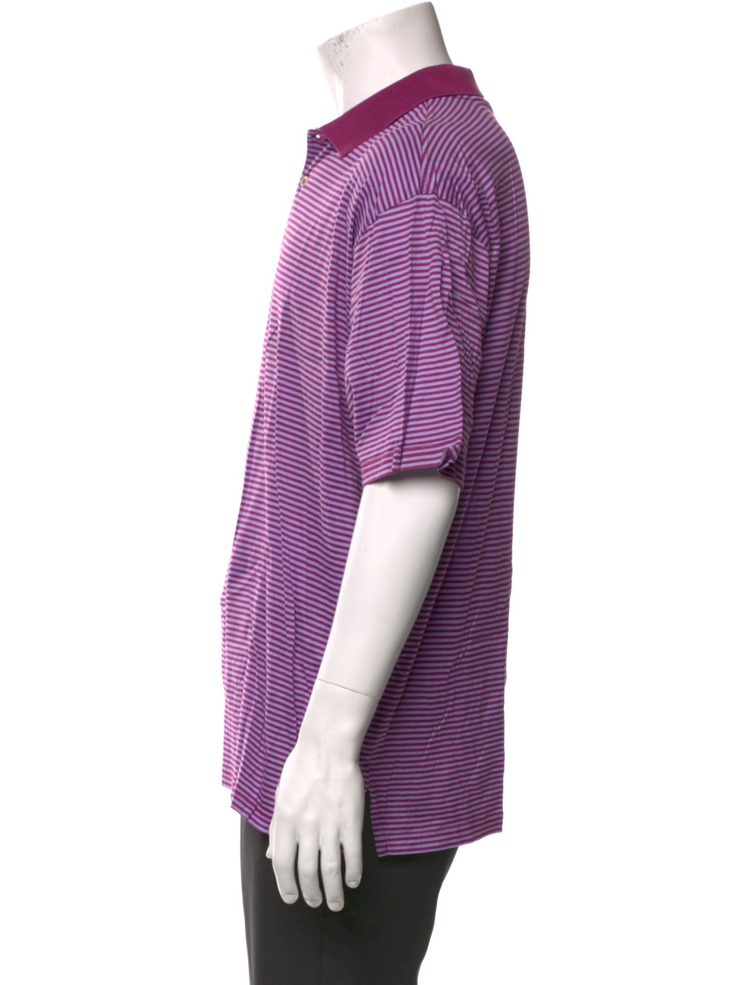 Paul Stuart Striped Short Sleeve Shirt