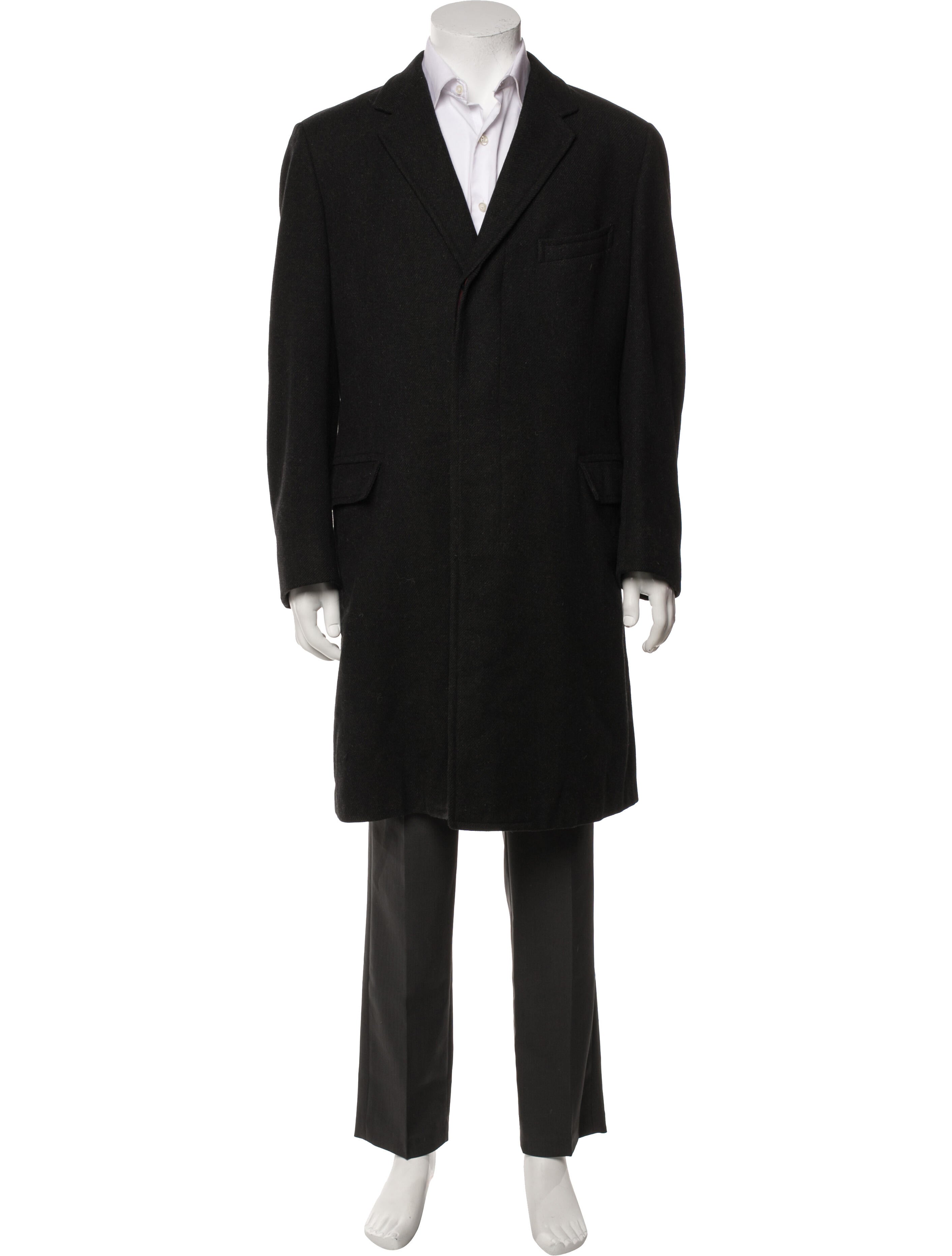 Paul Stuart Virgin Wool Overcoat
