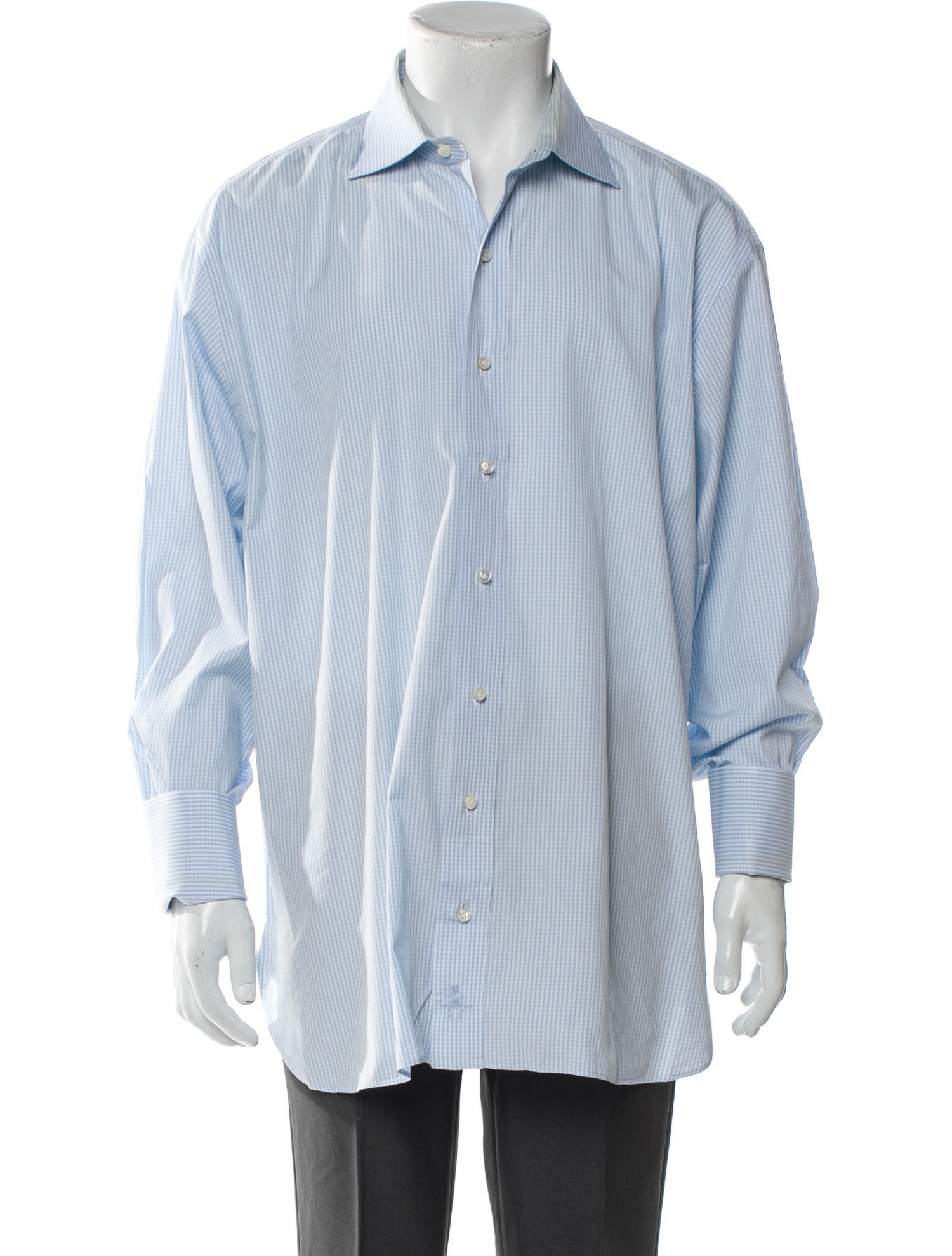 Paul Stuart Striped Long Sleeve Dress Shirt