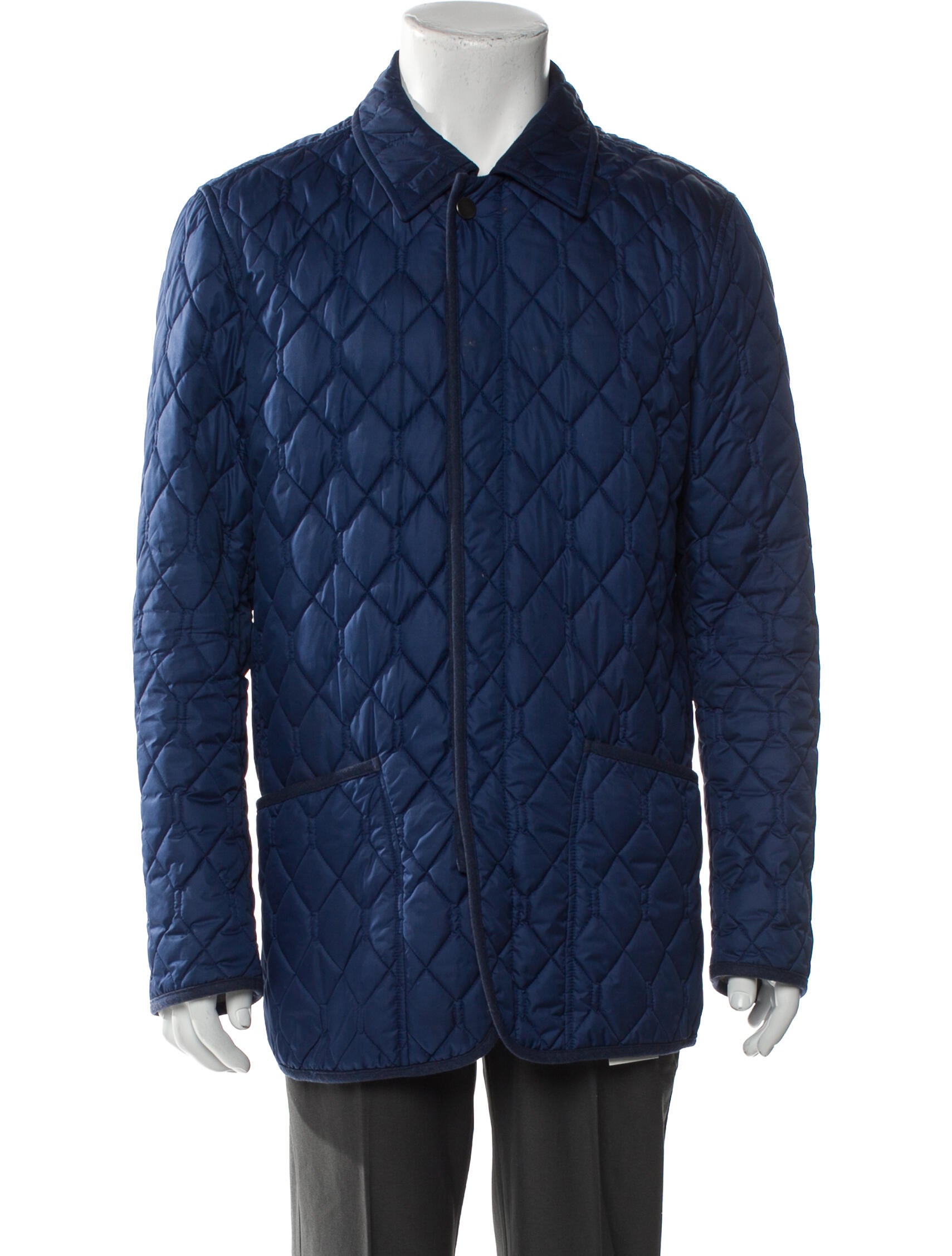 Paul Stuart Cashmere Puffer Coat