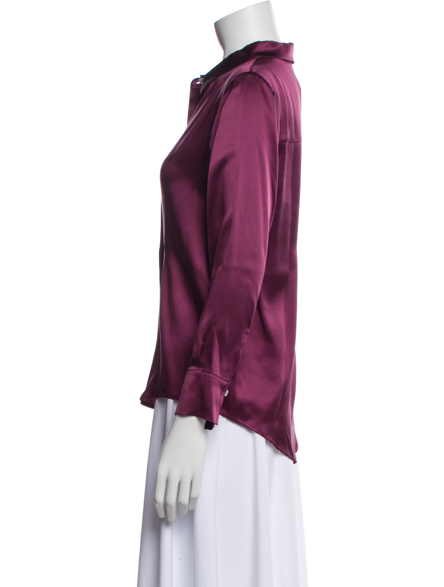 Paul Stuart Silk Long Sleeve Blouse