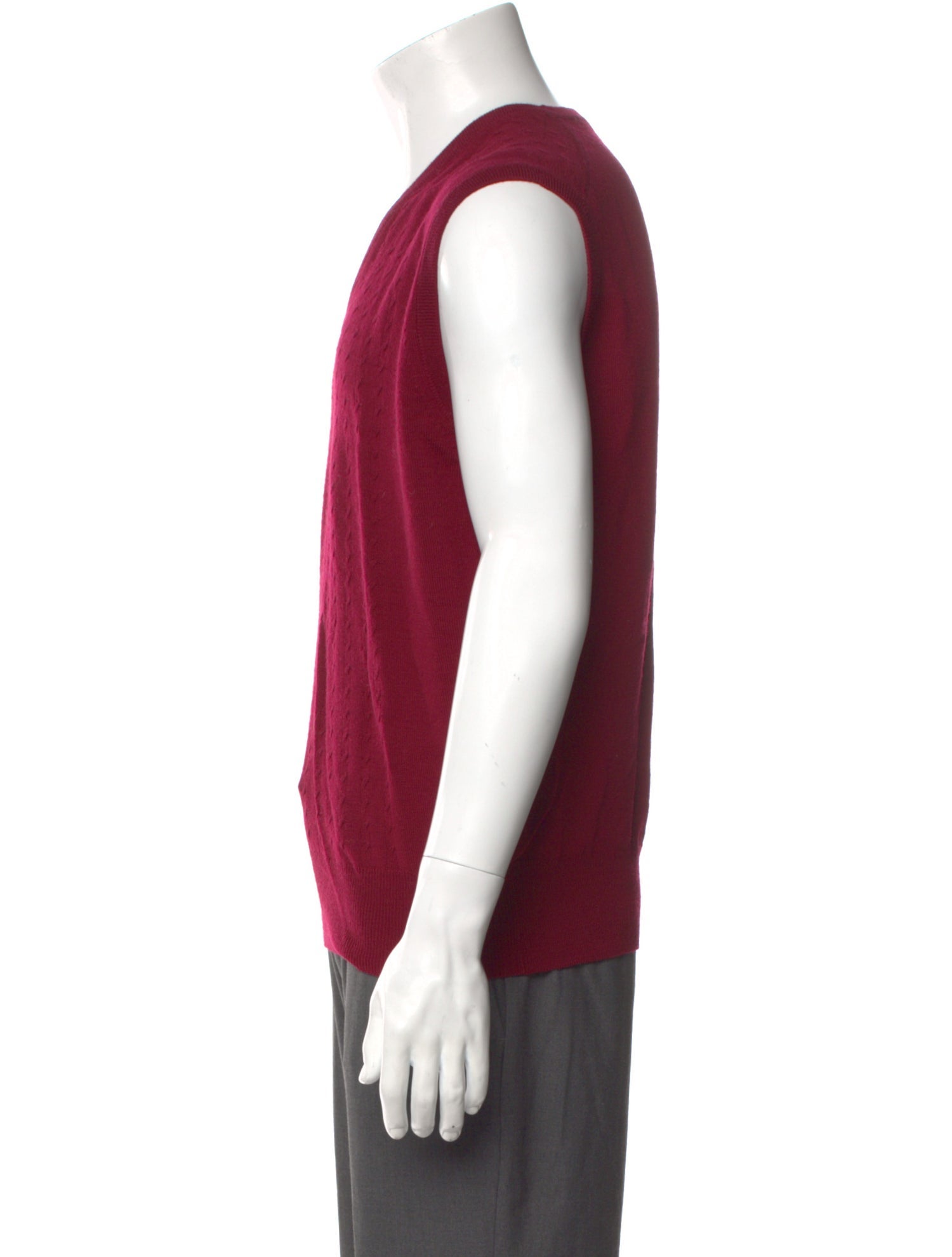 Paul Stuart Merino Wool V-Neck Sweater Vest