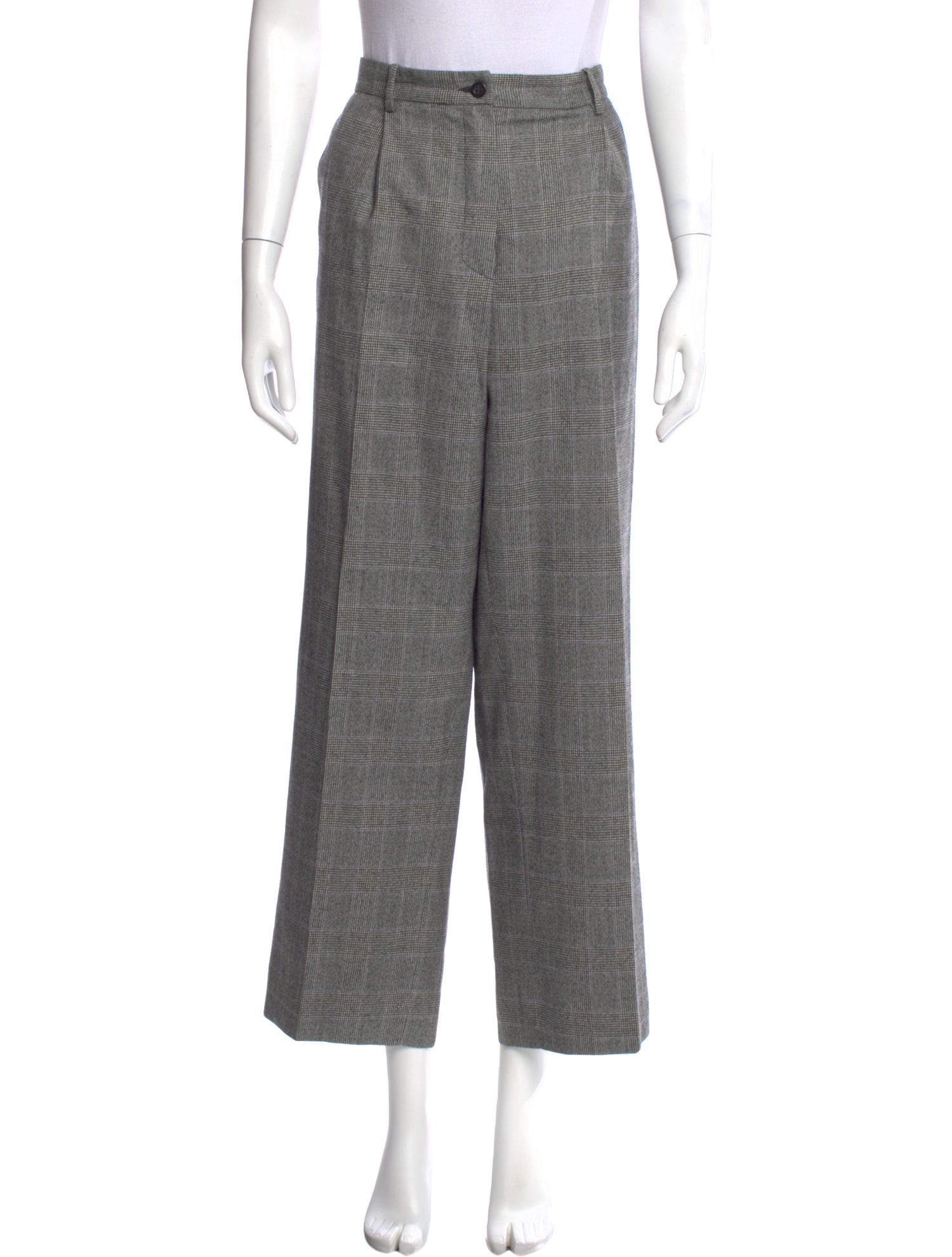 Paul Stuart Wool Wide Leg Pants