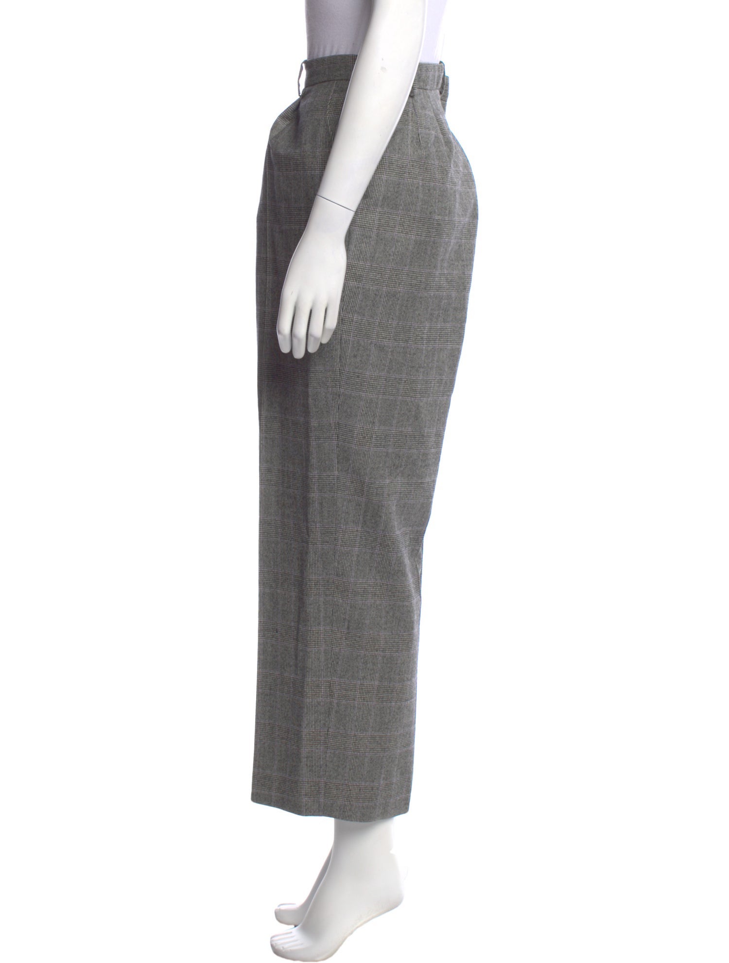 Paul Stuart Wool Wide Leg Pants