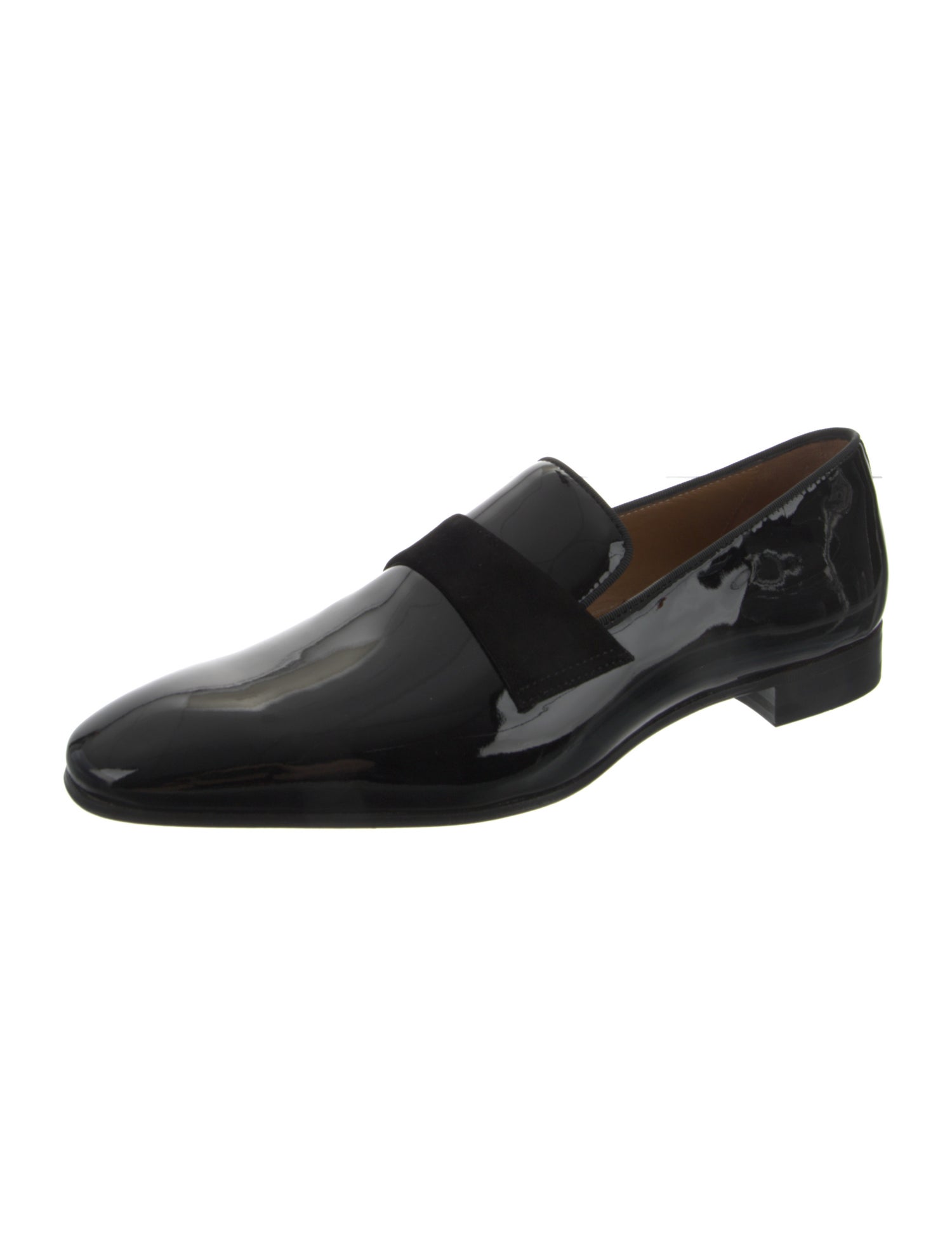 Paul Stuart Patent Leather Monk Straps