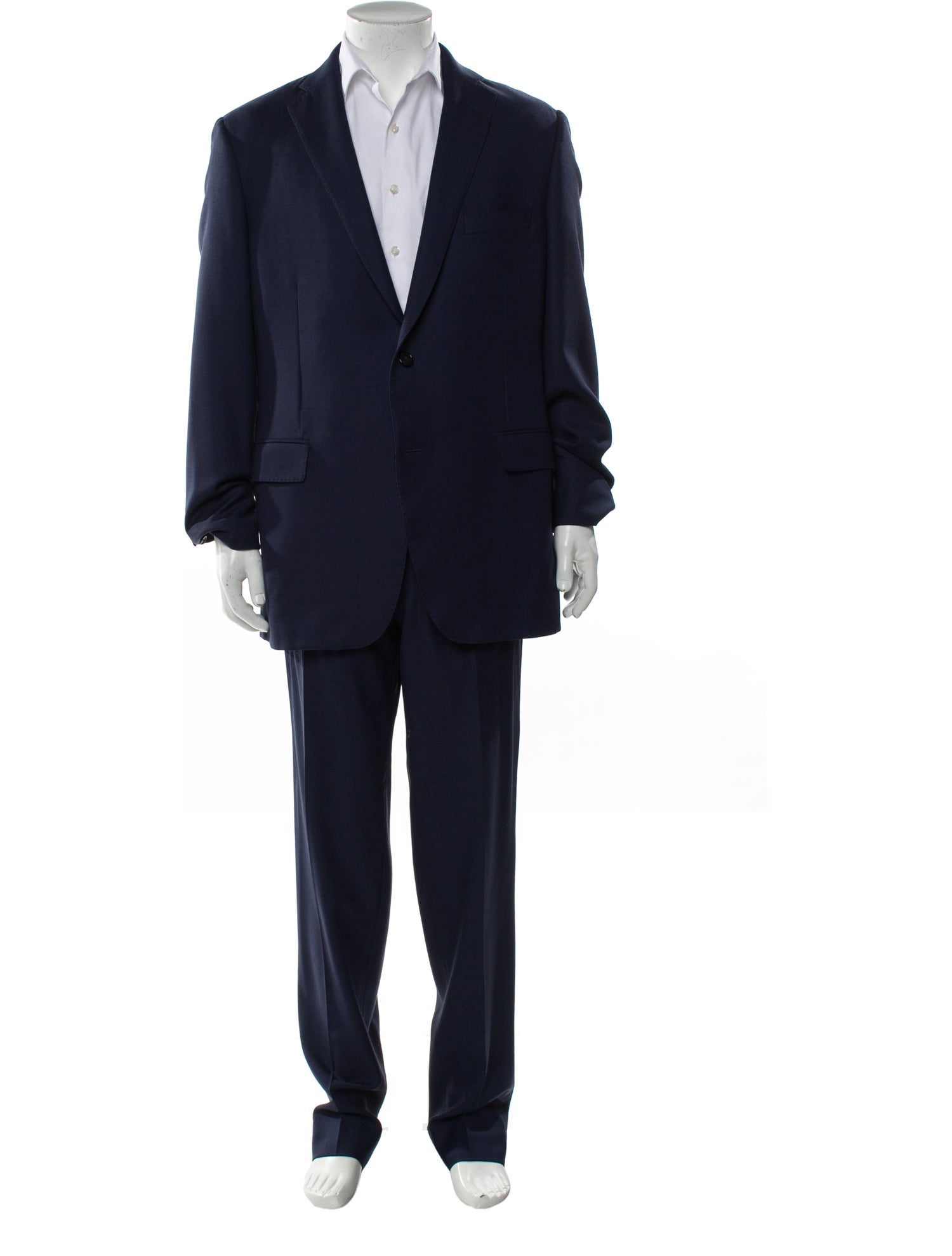 Paul Stuart Wool Striped Two-Piece Suit