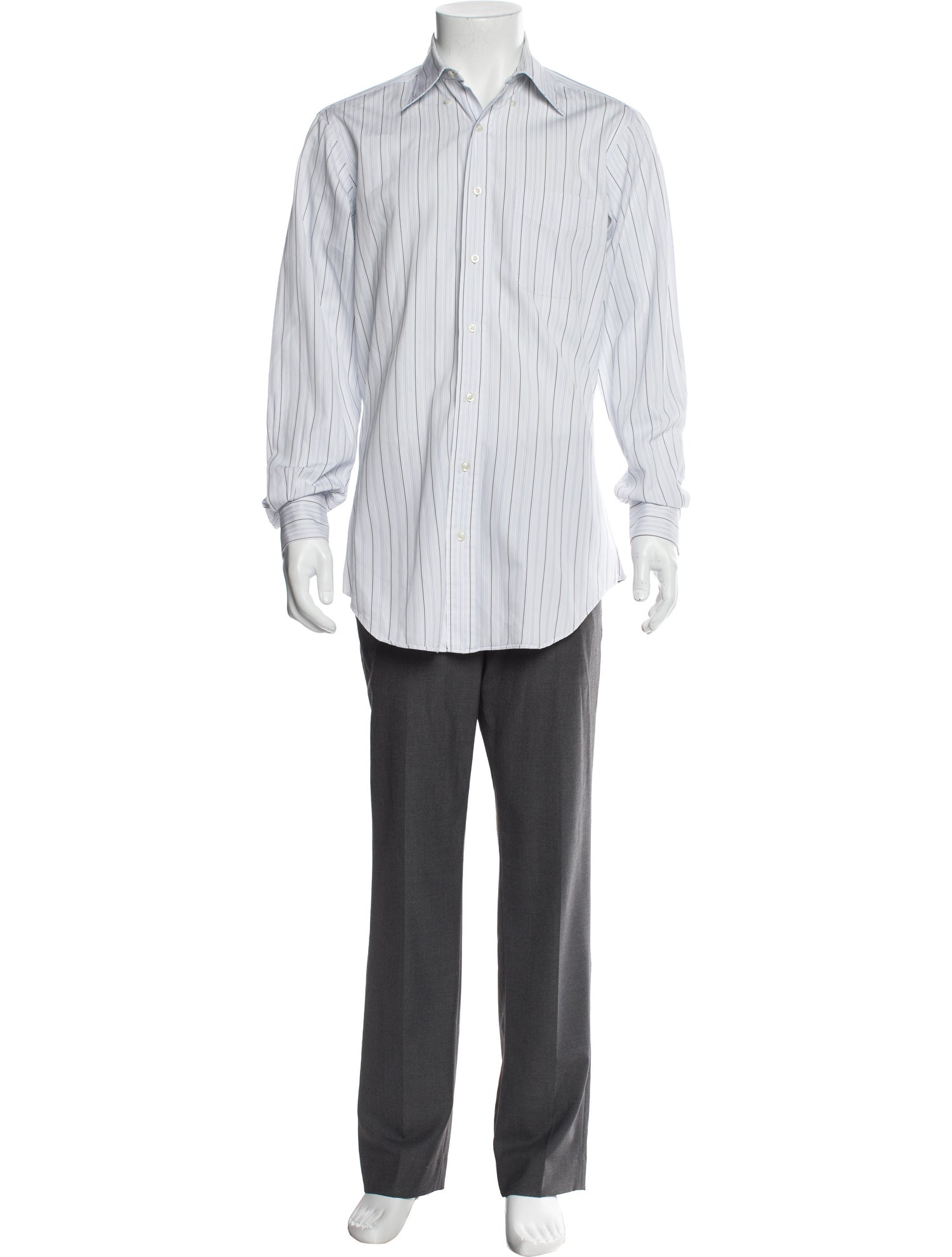 Paul Stuart Striped Long Sleeve Shirt