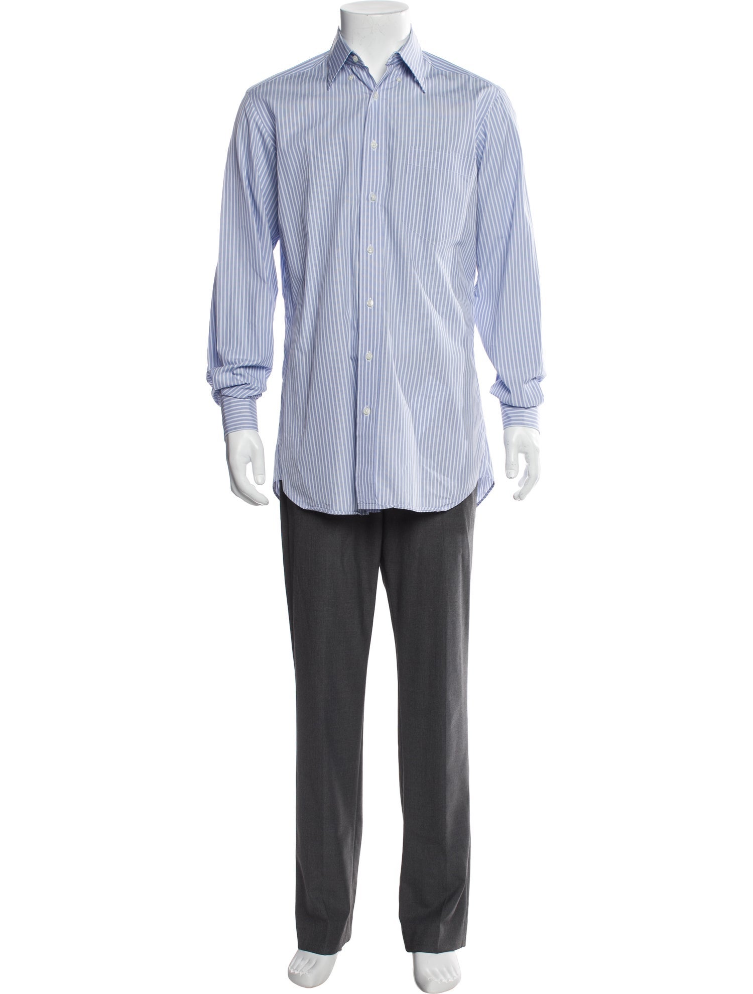 Paul Stuart Striped Long Sleeve Shirt