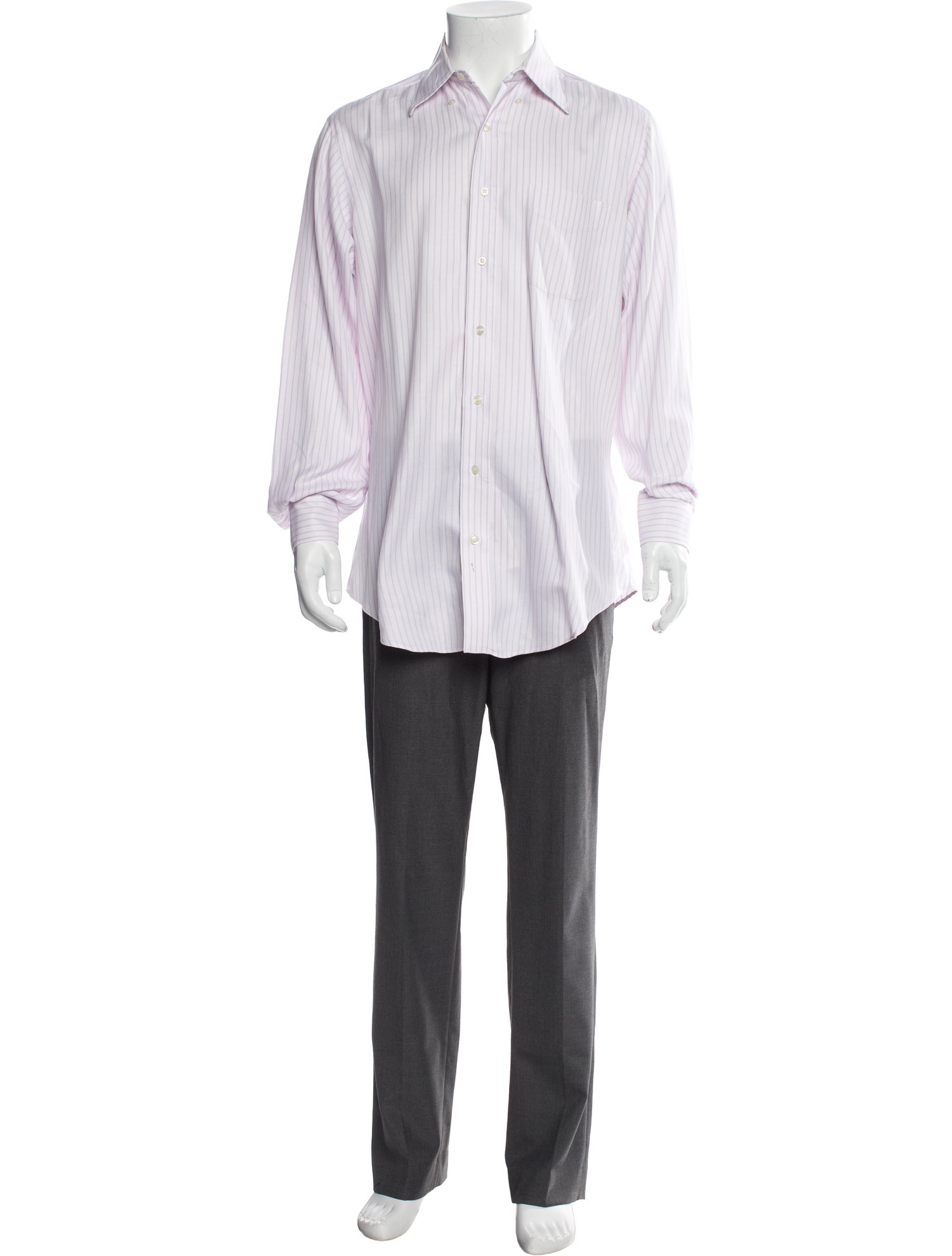 Paul Stuart Striped Long Sleeve Shirt