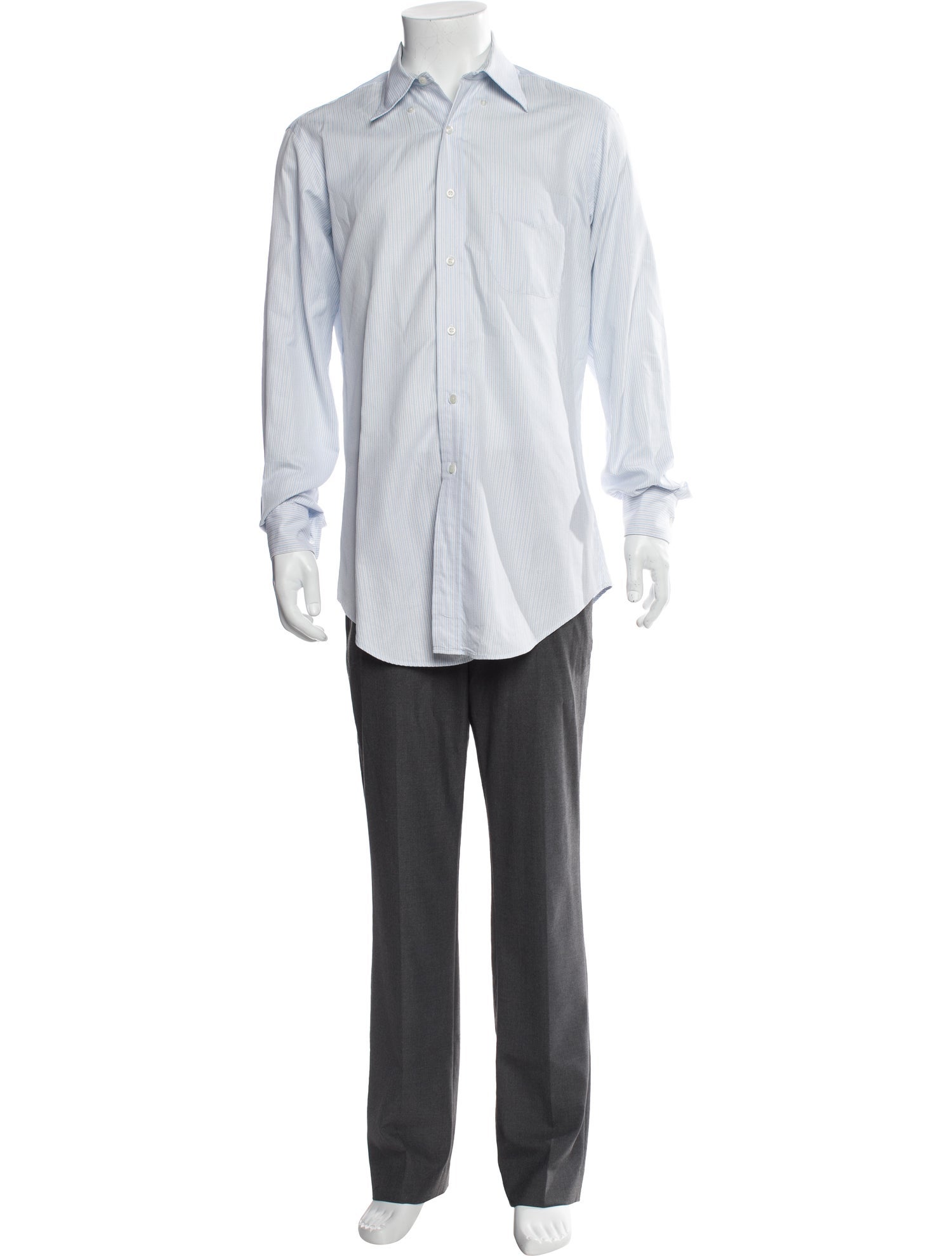 Paul Stuart Striped Long Sleeve Shirt