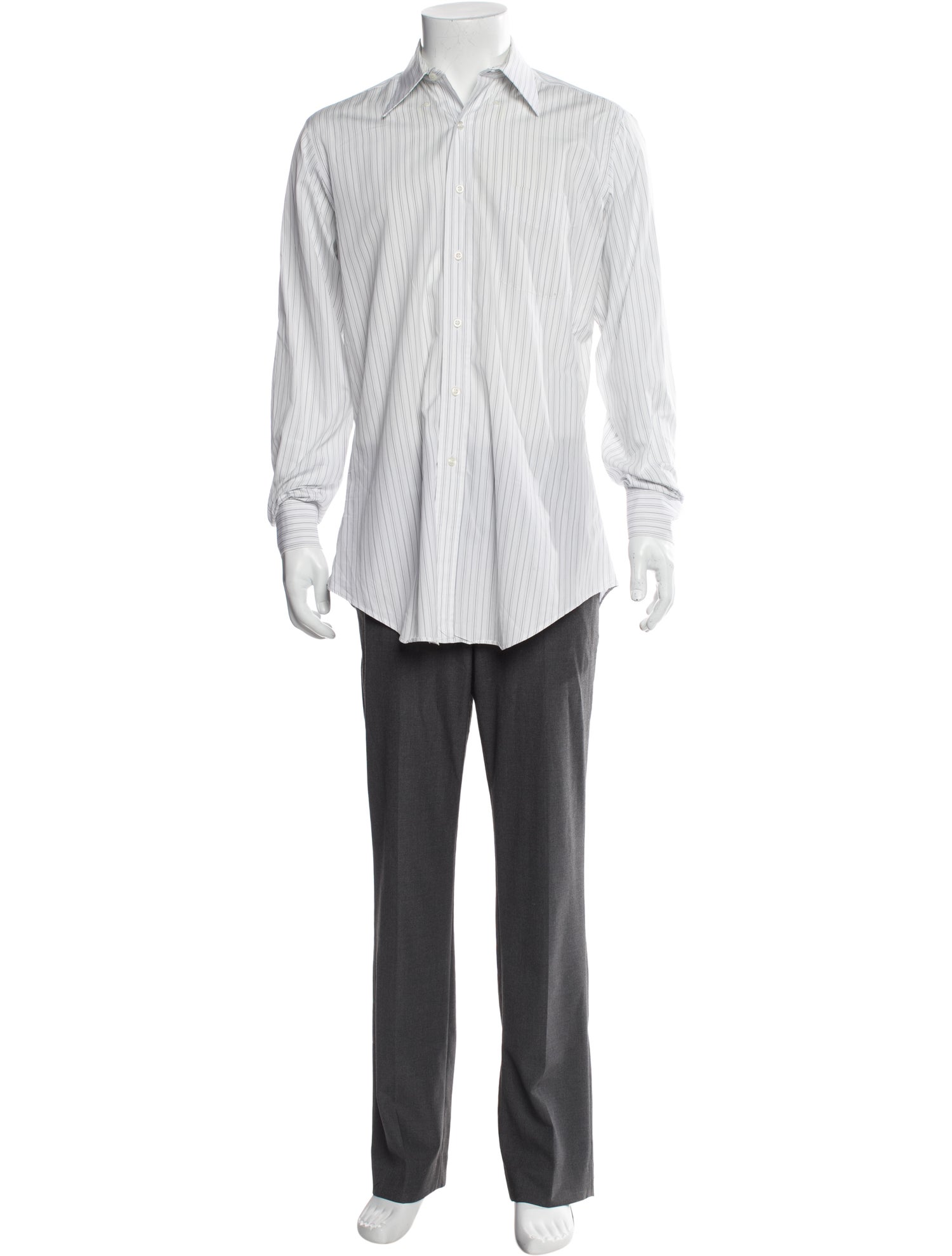 Paul Stuart Striped Long Sleeve Shirt