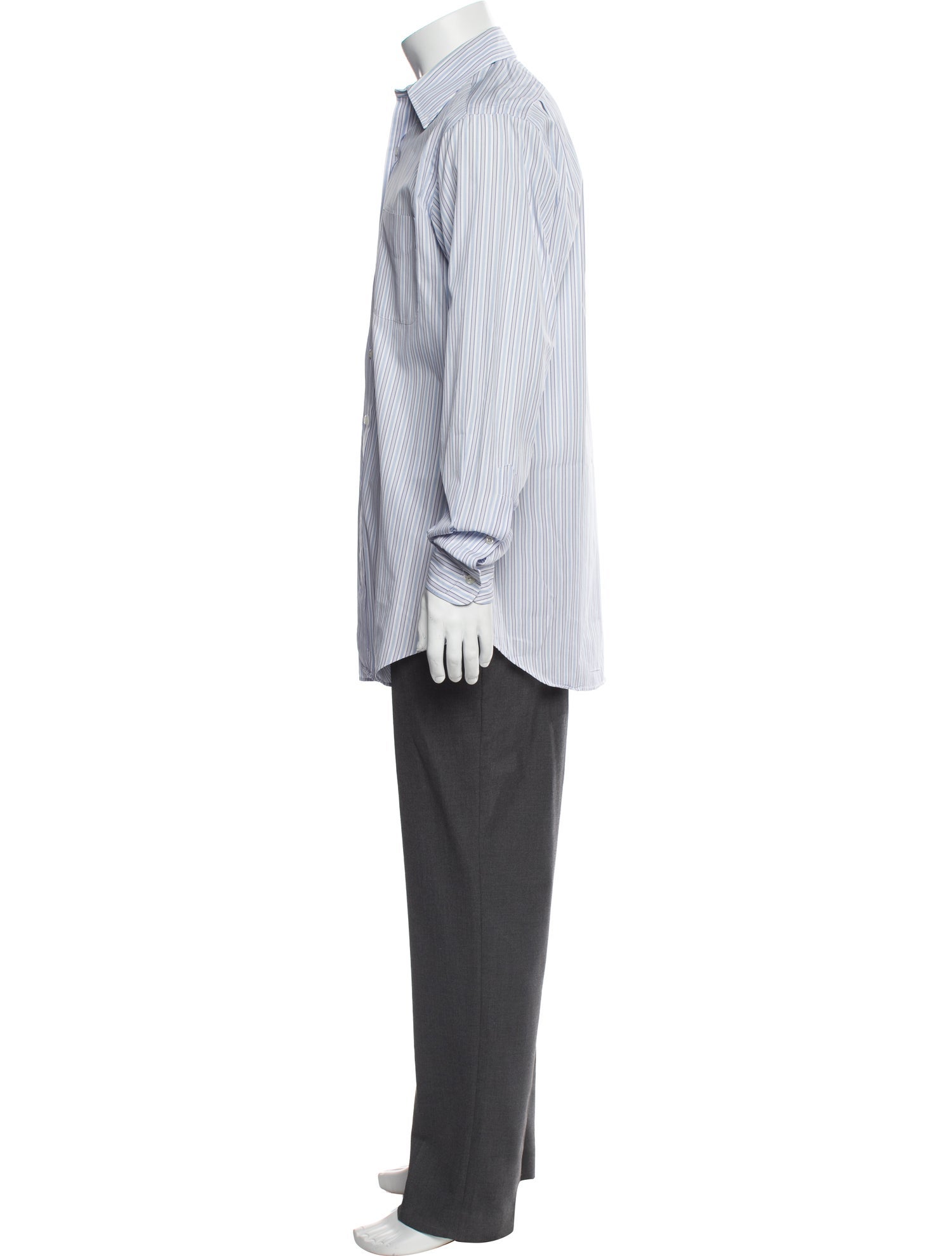 Paul Stuart Striped Long Sleeve Shirt