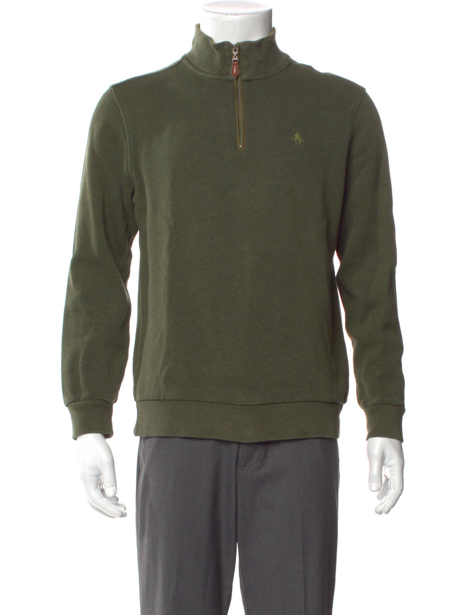 Paul Stuart Mock Neck Long Sleeve Pullover